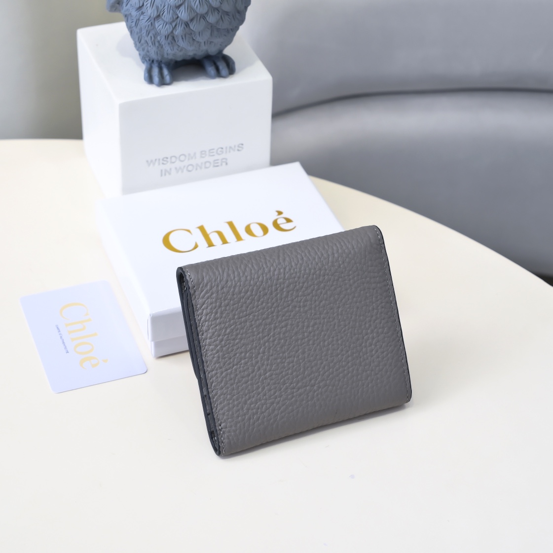 Chloe Marcie Wallet: Retro-Gold Hardware, High-Quality, Size 11 x 9.5, 2503 Model - 图片 8