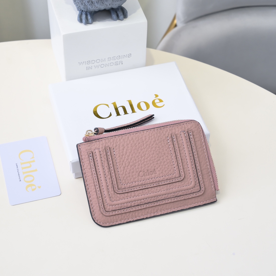 Chloe Marcie Purse: Retro-Gold Style, High Quality, Size 13 x 9.5 - 图片 4