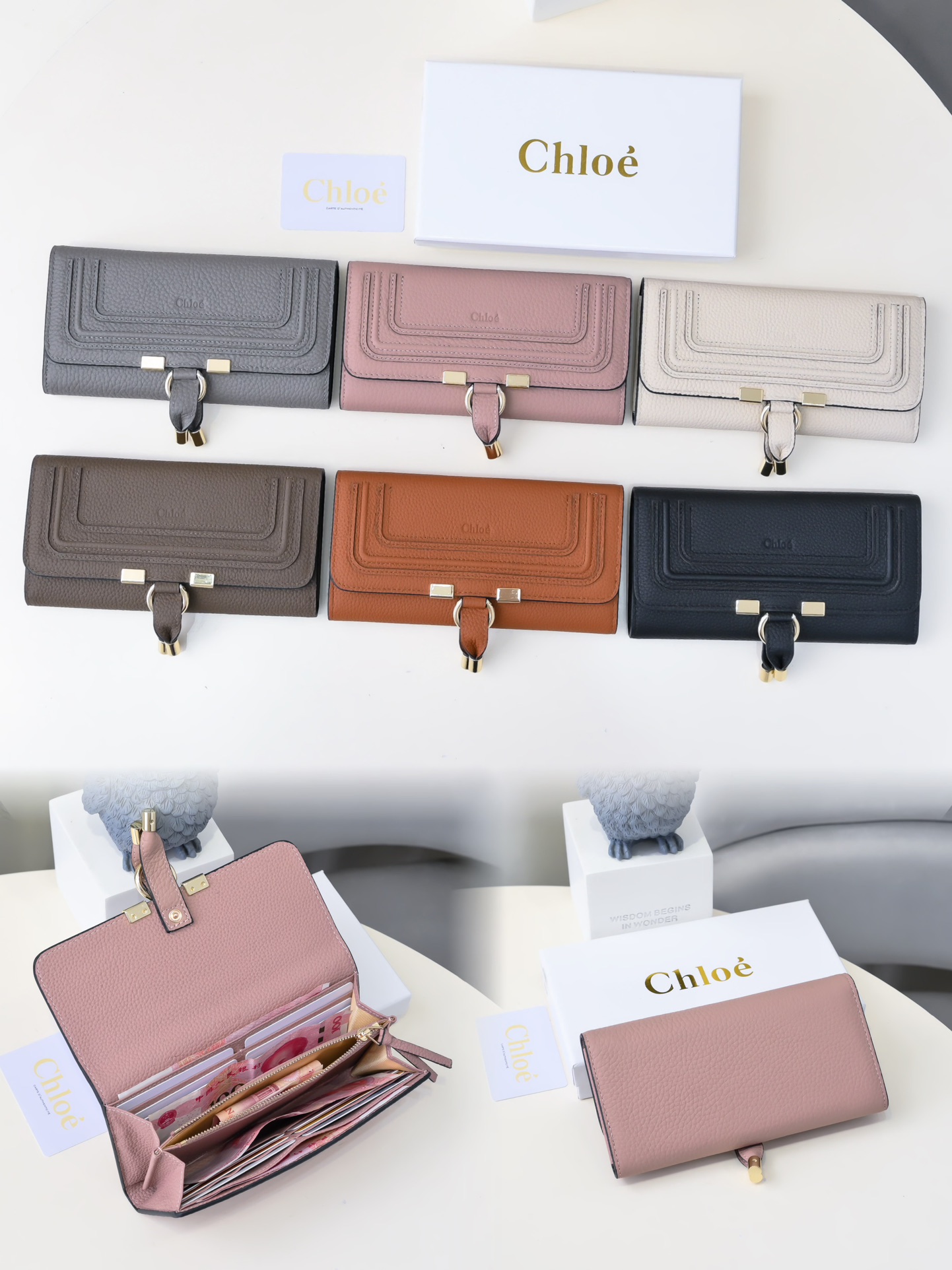 Chloe Marcie Purse: Retro-Gold Style with High-Quality Details - 图片 2