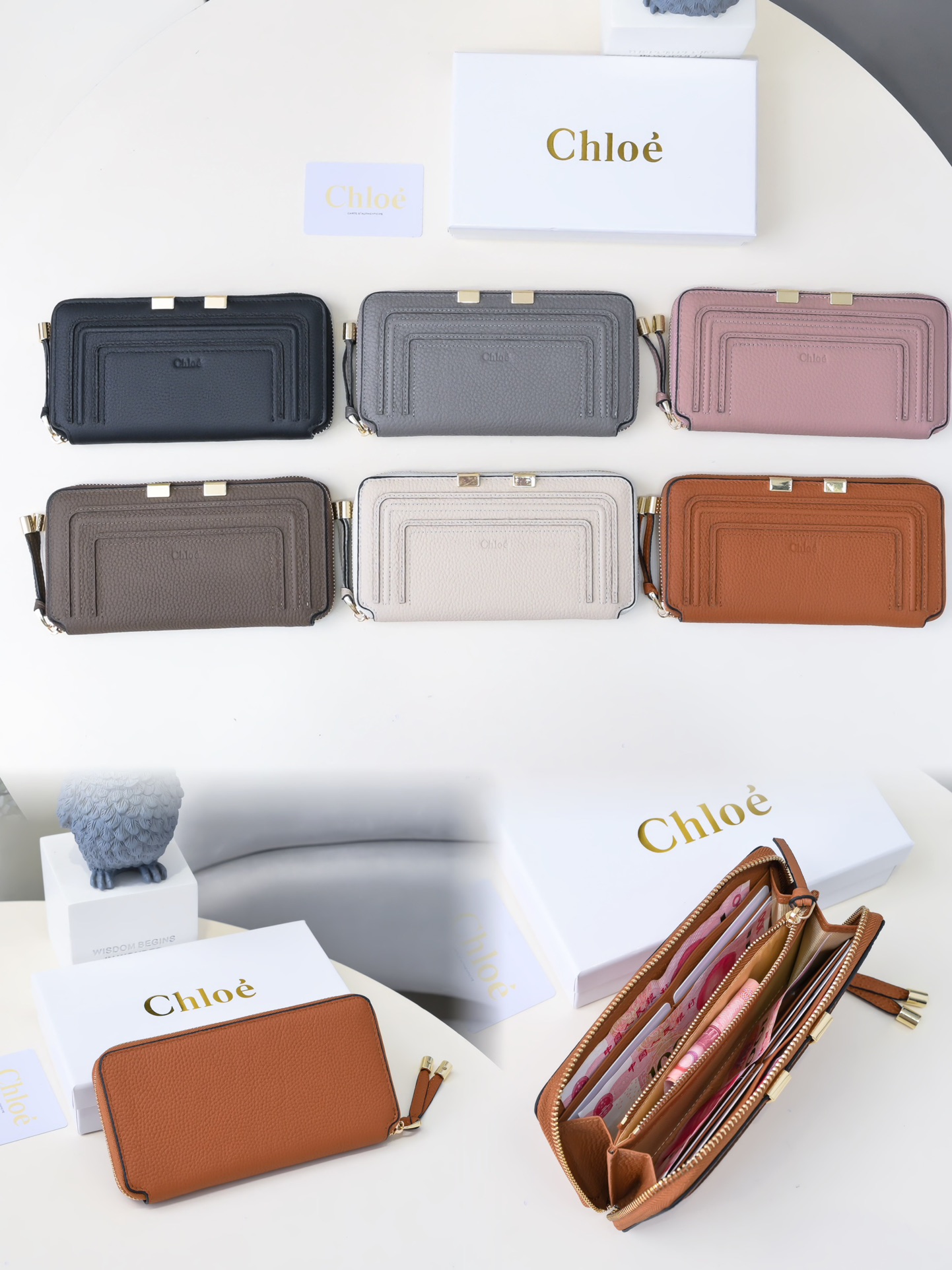 Chloe Marcie Purse: Retro-Gold Style with High-Quality Details - 图片 3
