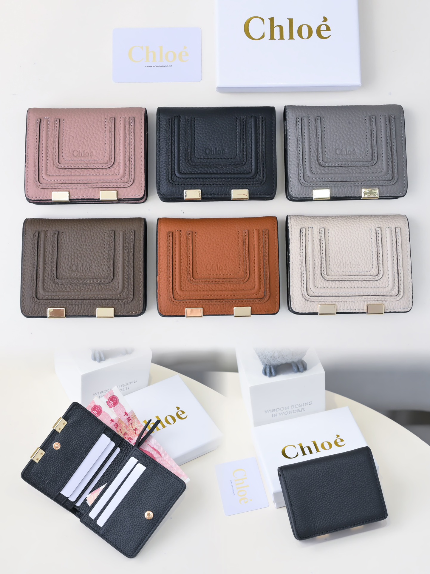Chloe Marcie Purse: Retro-Gold Style with High-Quality Details - 图片 5
