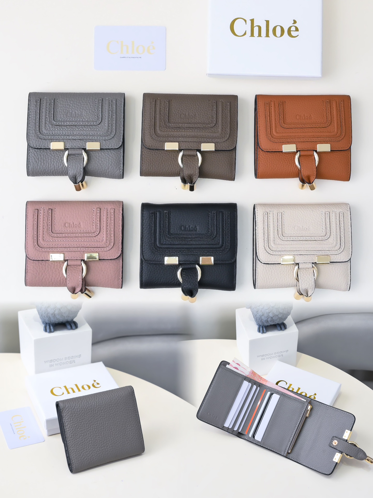 Chloe Marcie Purse: Retro-Gold Style with High-Quality Details - 图片 4