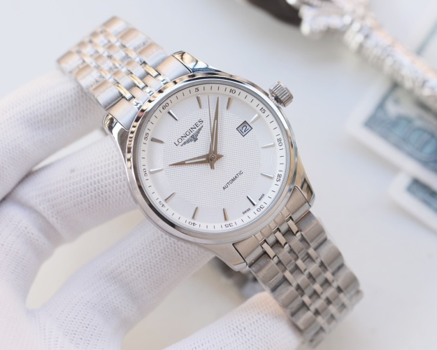 Longines Men's Automatic Watch with Stainless Steel Band, Silver Dial 1 Longines Men's Automatic Watch with Stainless Steel Band, Silver Dial
