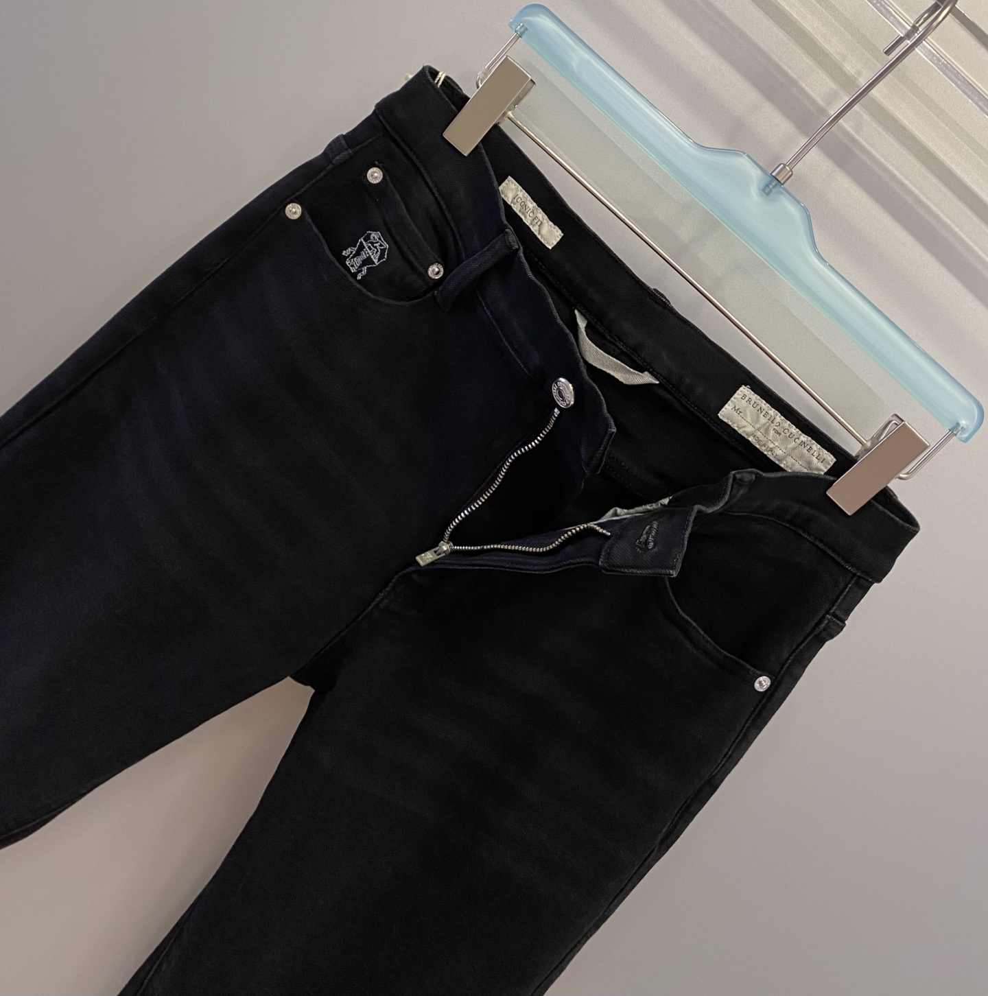 BRUNELL0*男裤 收身版型 带弹力 深灰黑色洗水百搭经典版码数：30.31.32.33.34.36