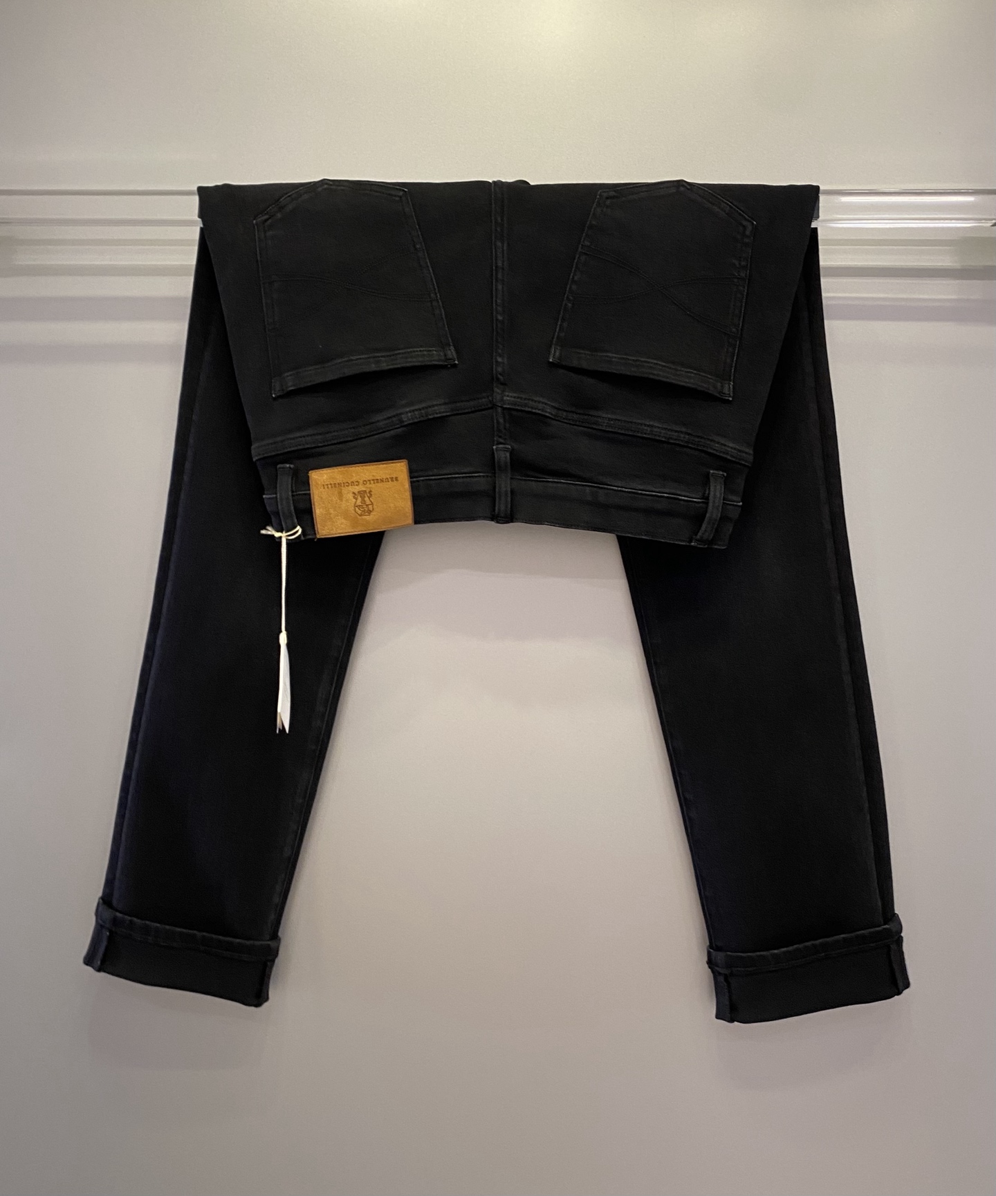 BRUNELL0*男裤 收身版型 带弹力 深灰黑色洗水百搭经典版码数：30.31.32.33.34.36