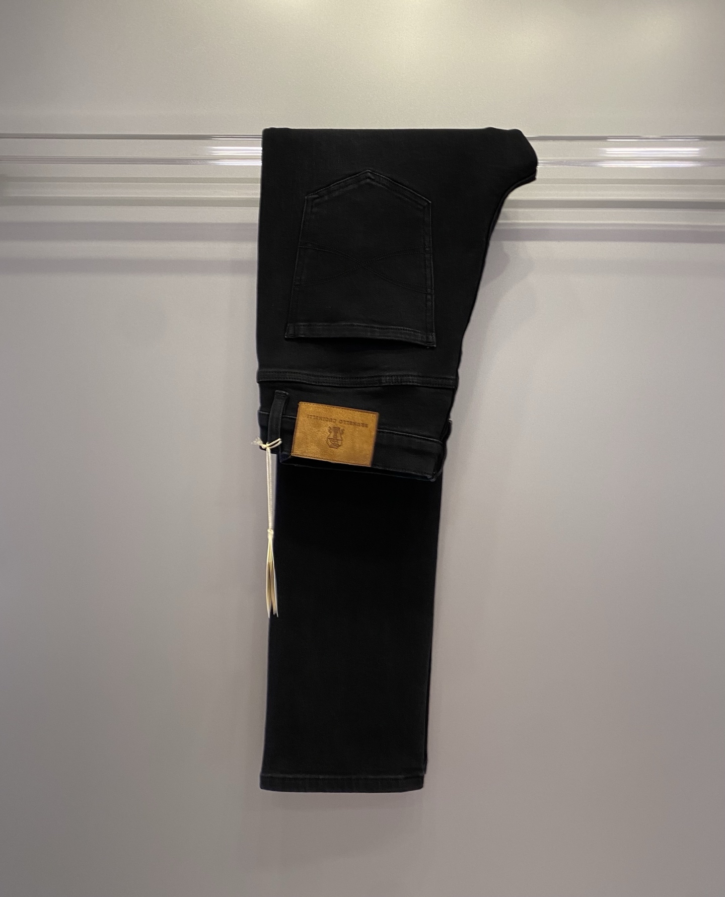 BRUNELL0*男裤 收身版型 带弹力 深灰黑色洗水百搭经典版码数：30.31.32.33.34.36