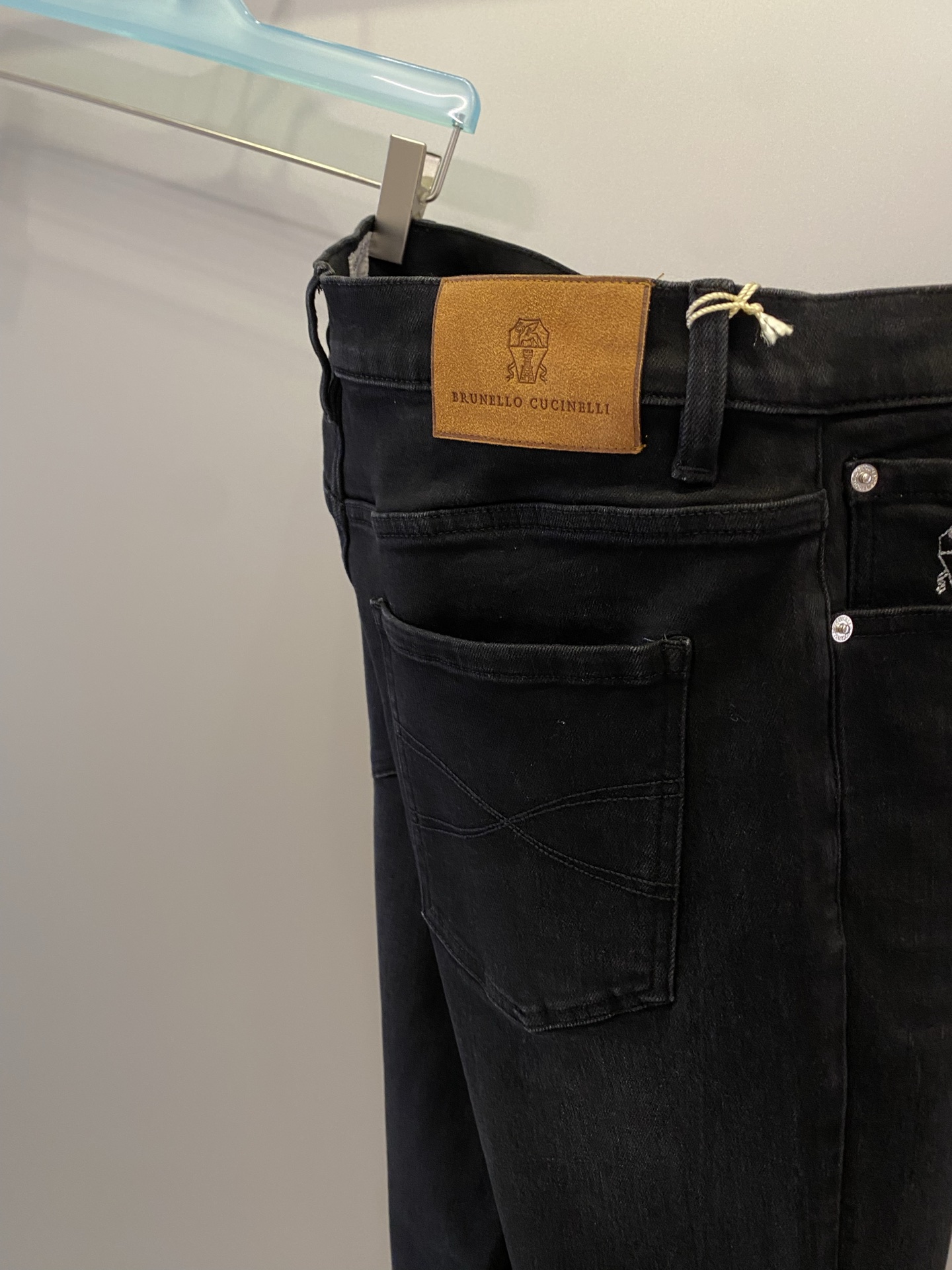 BRUNELL0*男裤 收身版型 带弹力 深灰黑色洗水百搭经典版码数：30.31.32.33.34.36