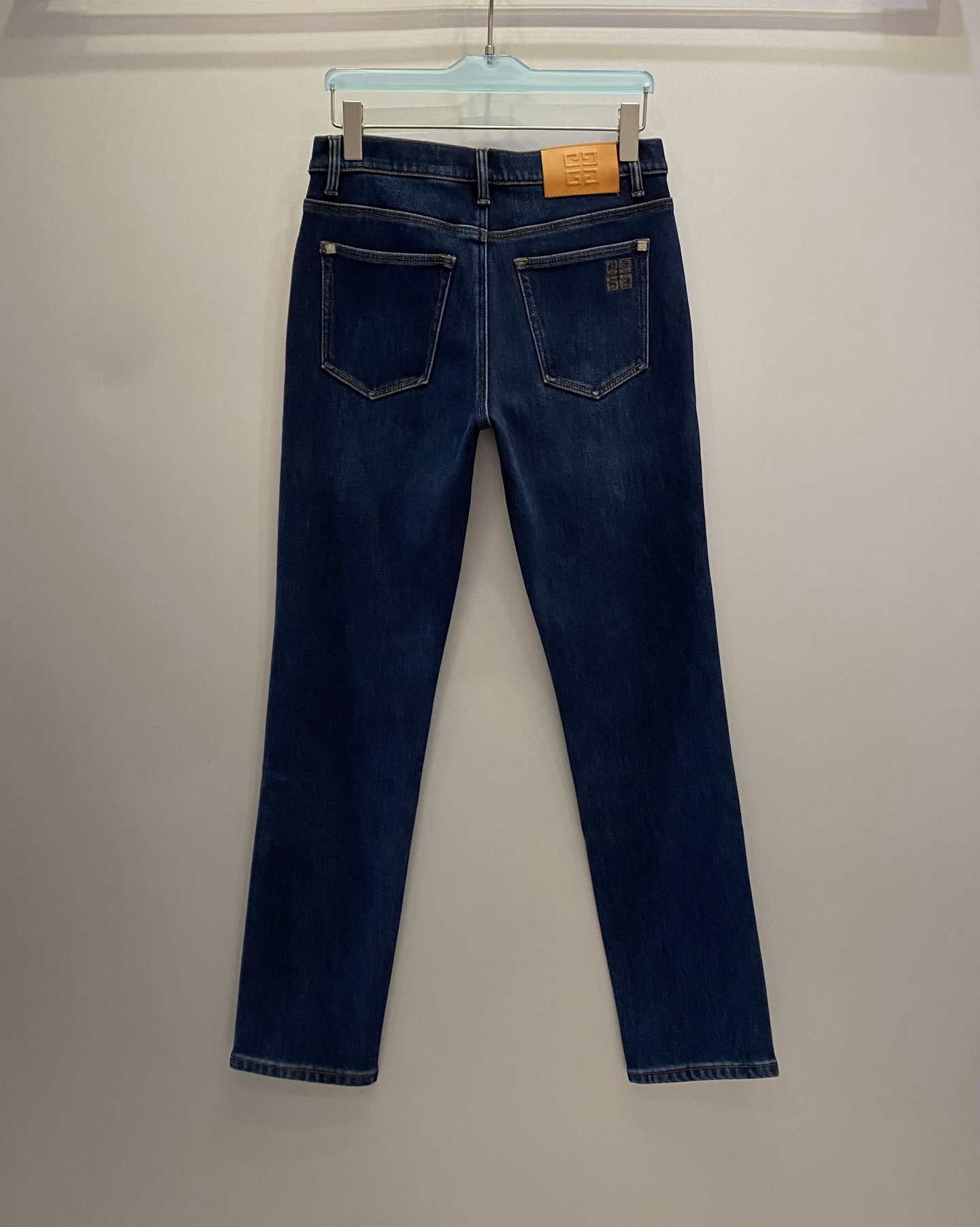 加绒款GV纪*希 男裤 深蓝色洗水 加绒超保暖 带弹力 收身版型 简约百搭码数：30.31.32.33.