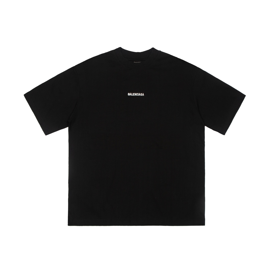 Balenciaga Clothing T-Shirt Black Blue Grey Embroidery Unisex Spring/Summer Collection Short Sleeve