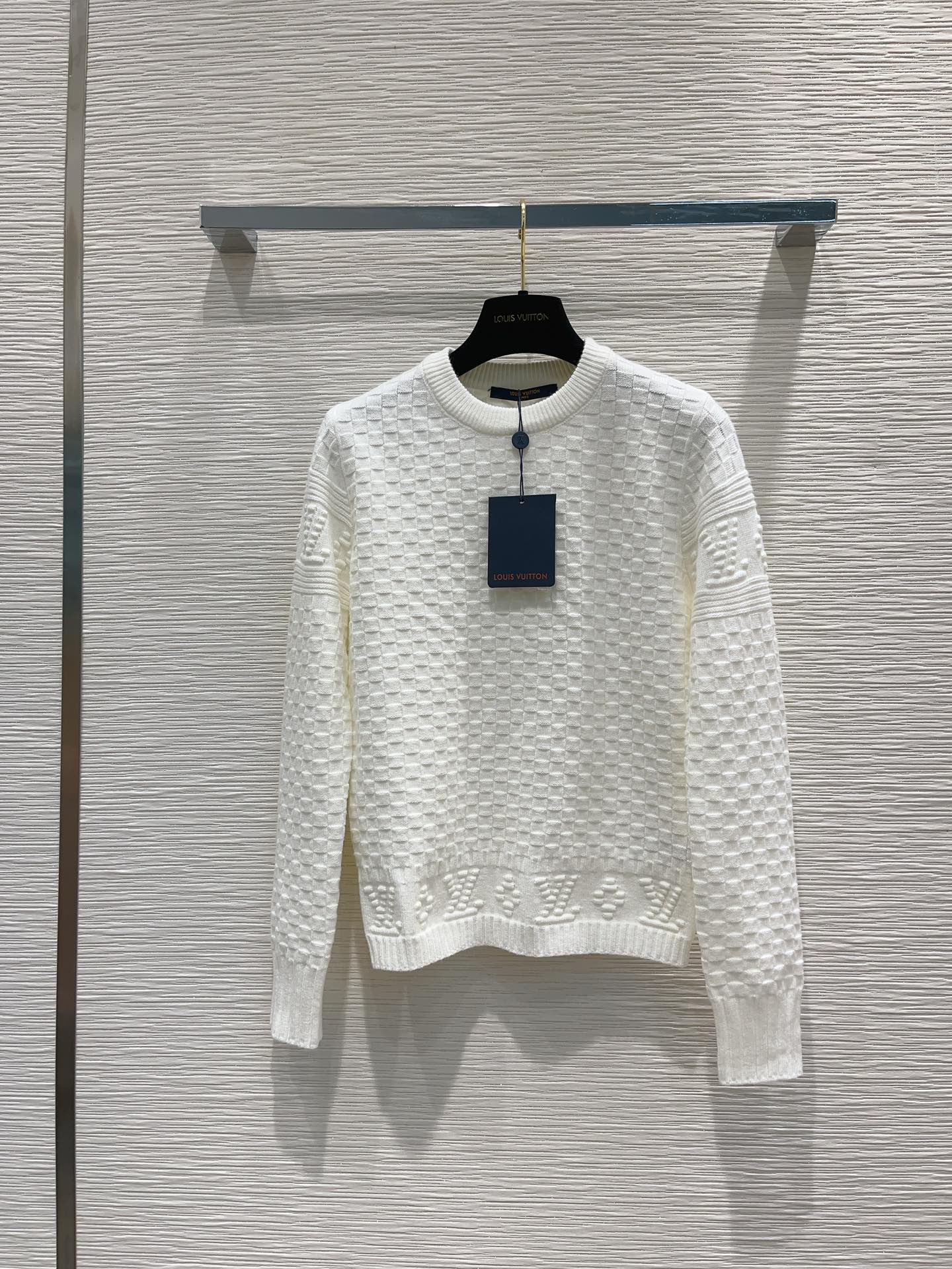 Louis Vuitton Clothing Sweatshirts White Wool Fall/Winter Collection