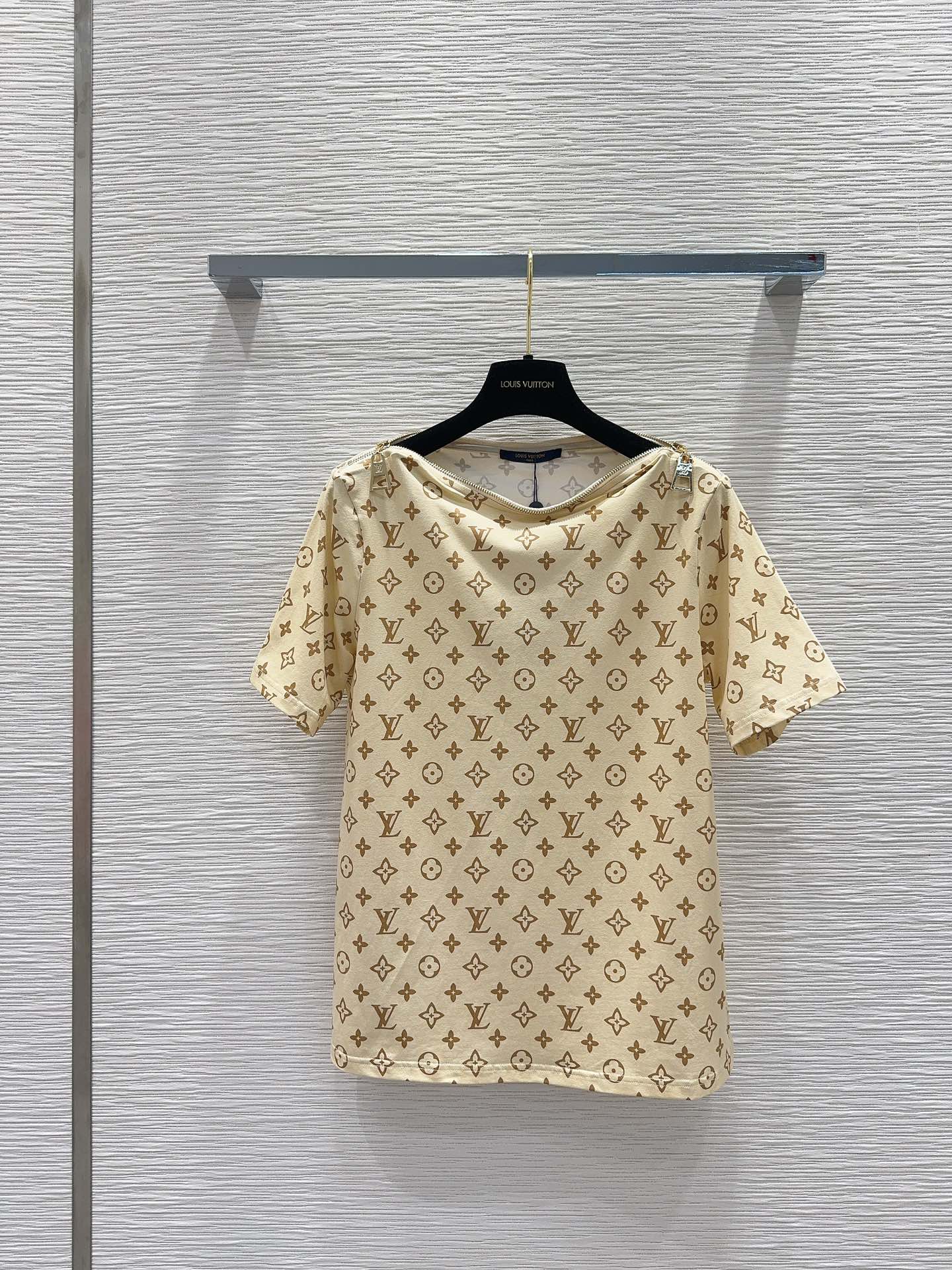 Louis Vuitton Knock -off
 Kleding T-Shirt Afdrukken Katoen Zomercollectie
