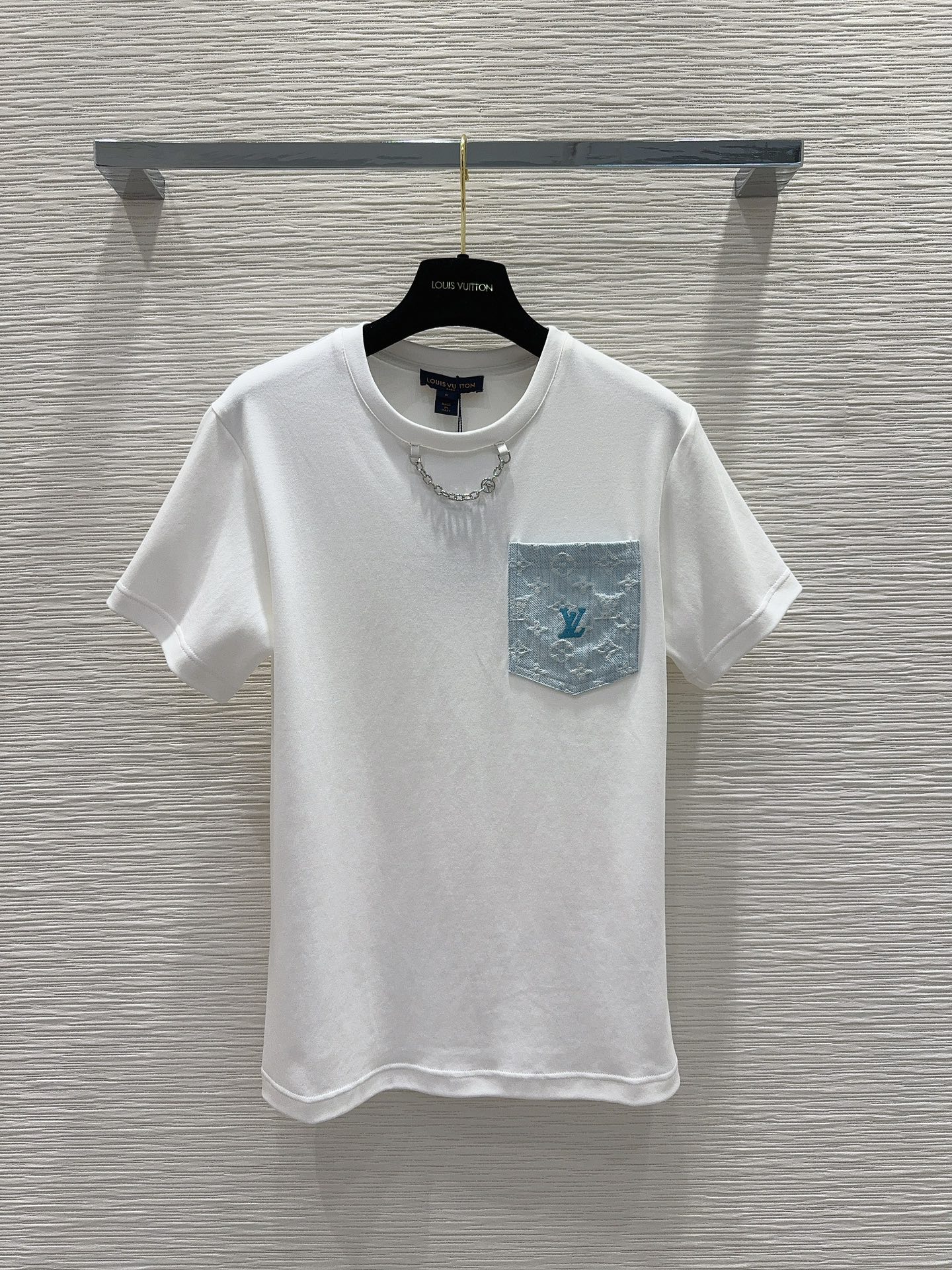 Louis Vuitton Kleding T-Shirt Borduurwerk Katoen Zomercollectie