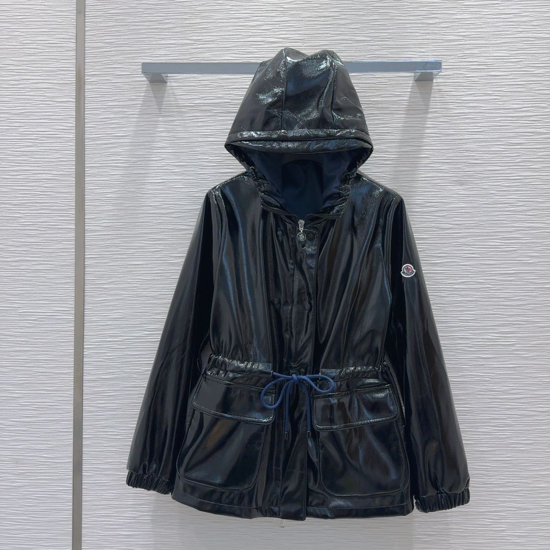 “Moncle*r👑2024AW High-Quality Women’s Suit with Custom PU-Skin Jacket” - 图片 1
