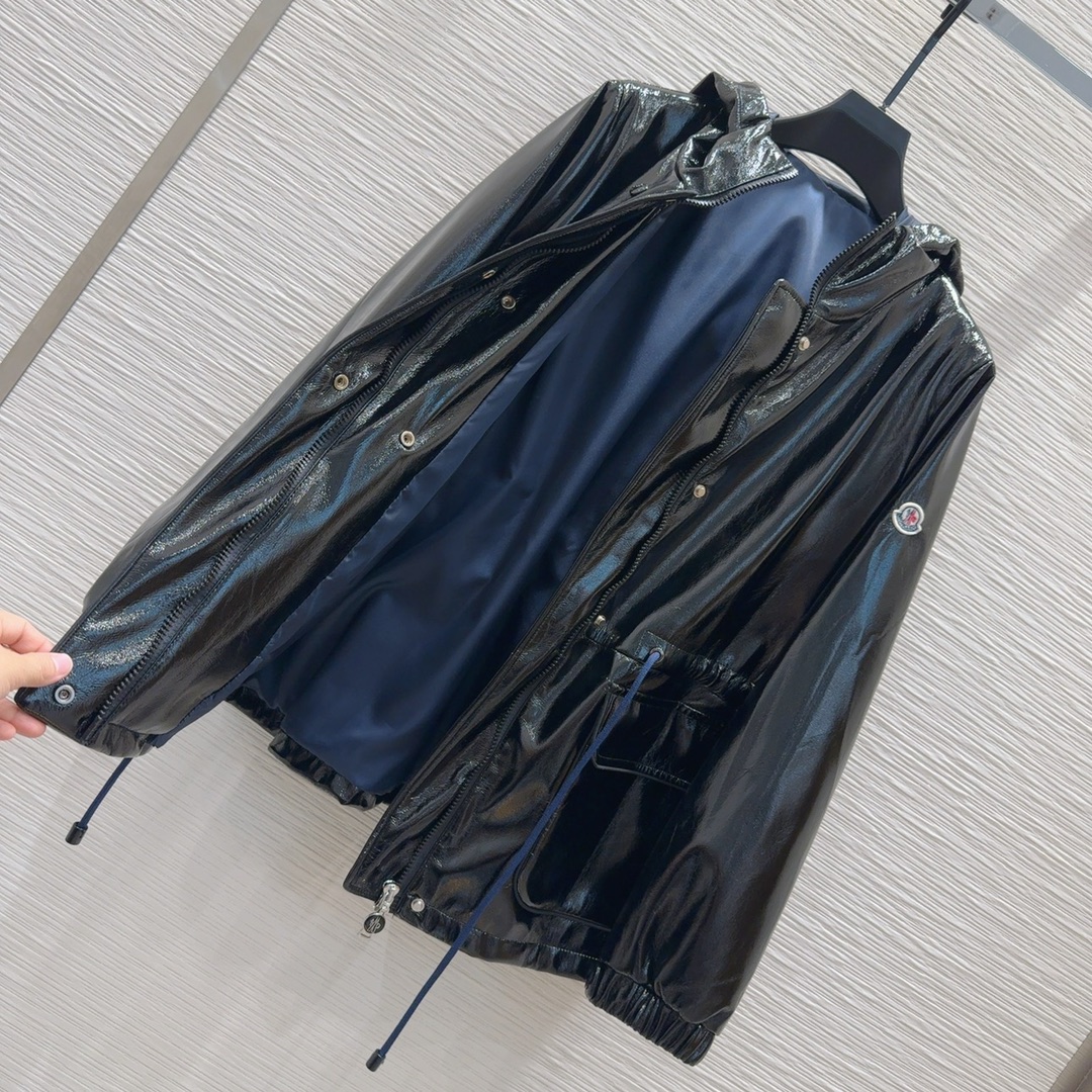 “Moncle*r👑2024AW High-Quality Women’s Suit with Custom PU-Skin Jacket” - 图片 7