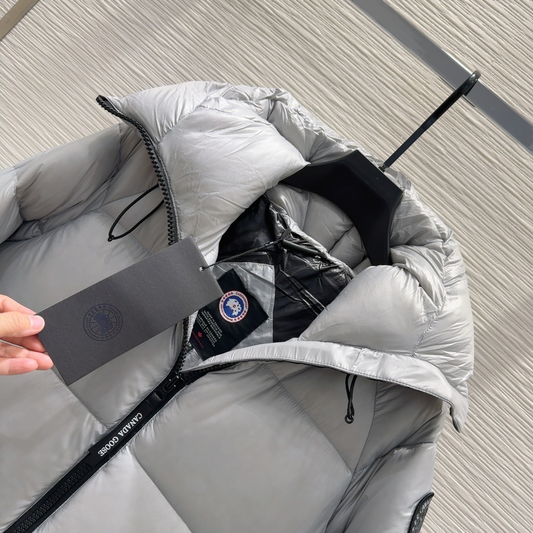 2024FW Canada Goose Female Fowl Suit: One-Size Dust-Proof Bag, Classic Logo, XS/M - 图片 2