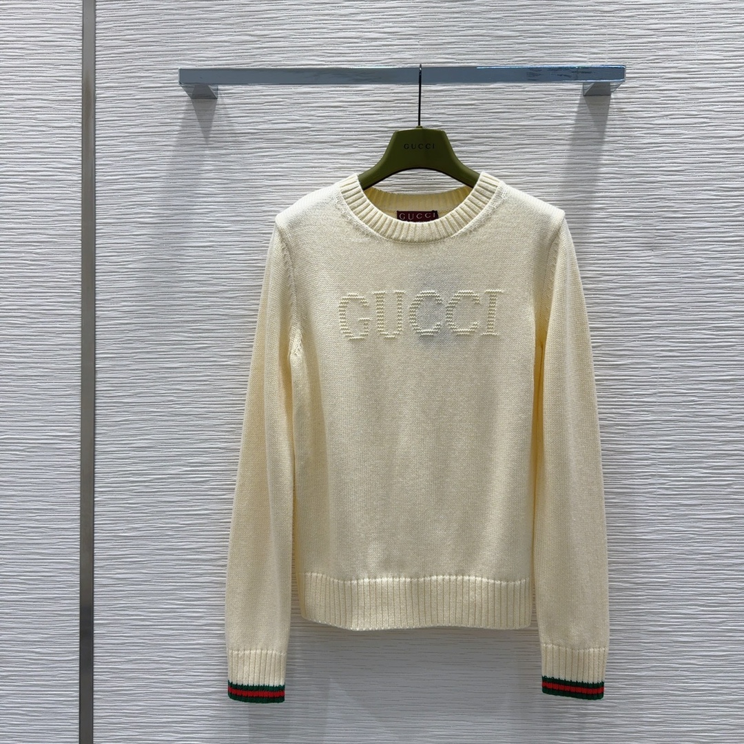 Gucci Ropa Sudaderas Blanco Lana