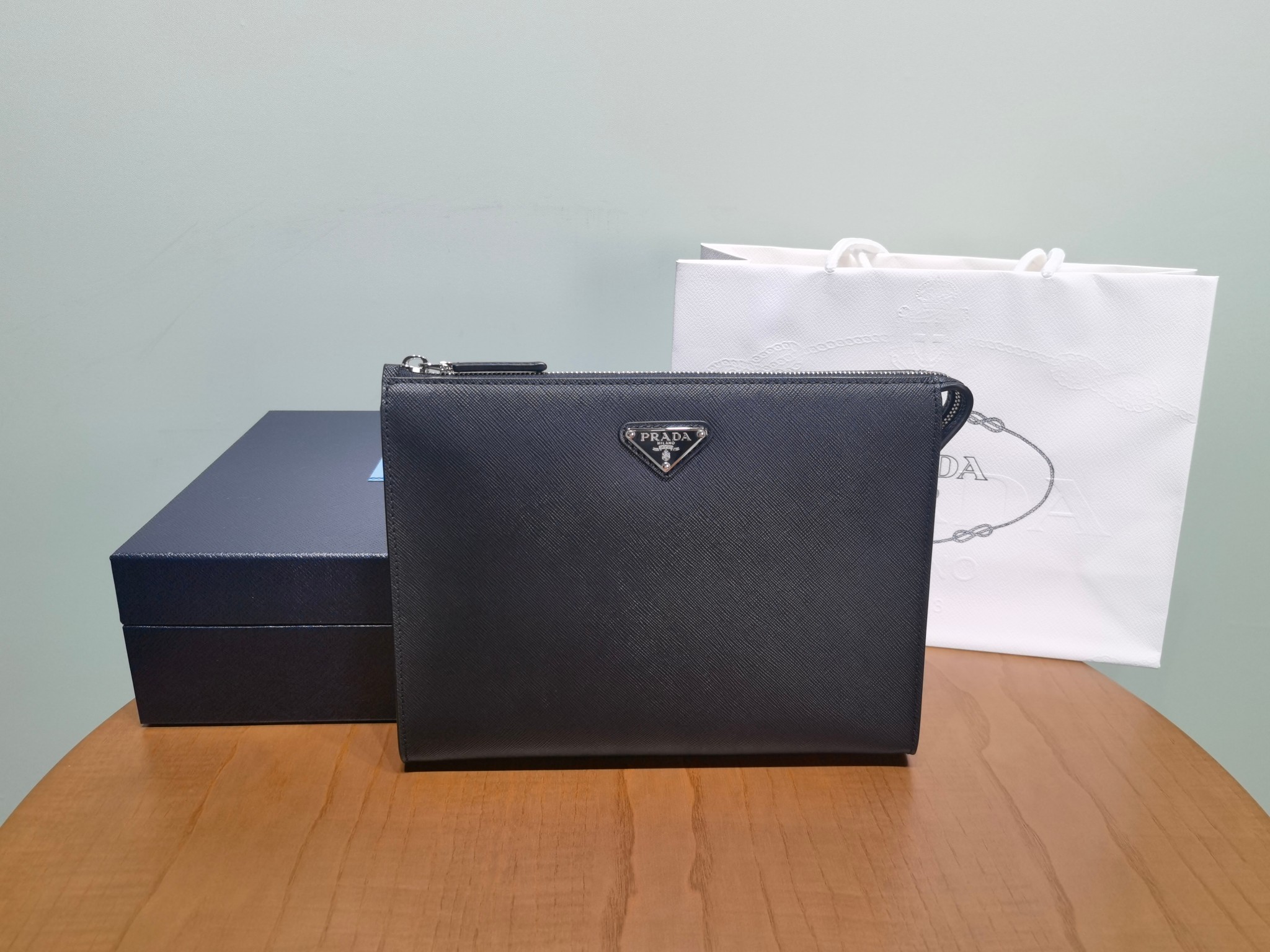 Клатч мужской Prada Saffiano