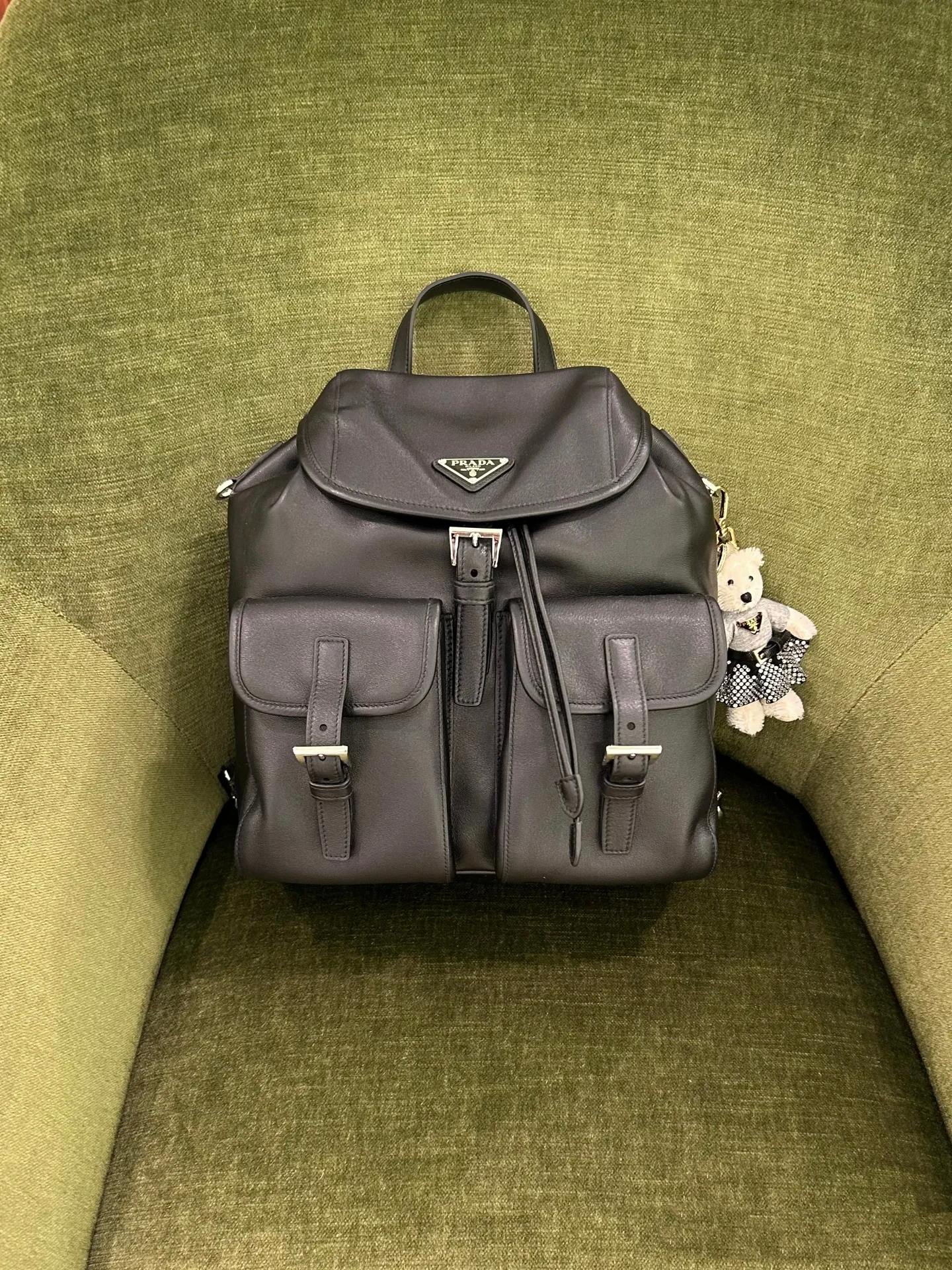 Рюкзак из натуральной кожи Prada