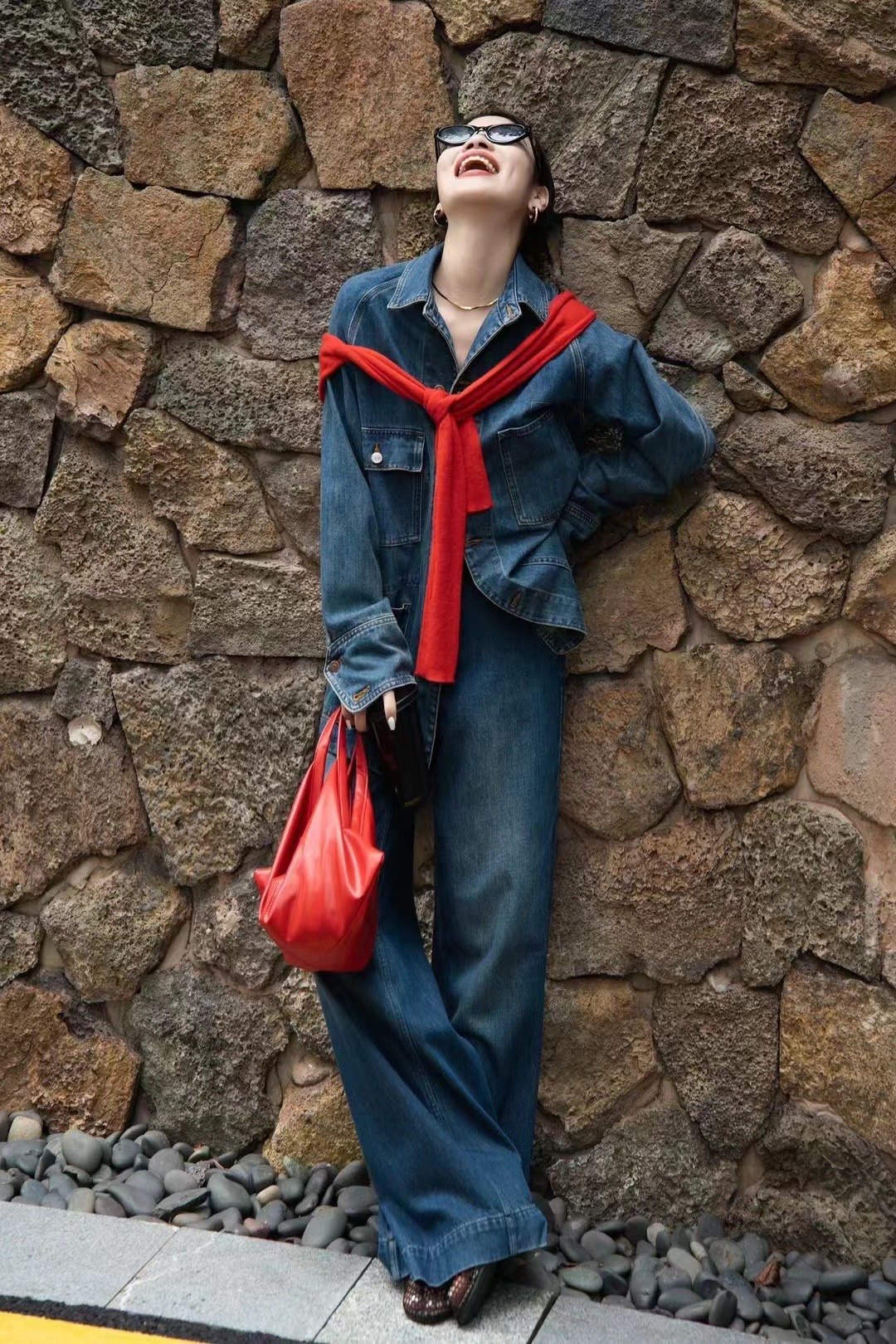 High-End Women’s Suit Package: MM6 Retropic Cowboy Style with Stylish Coats and Pants - 图片 8