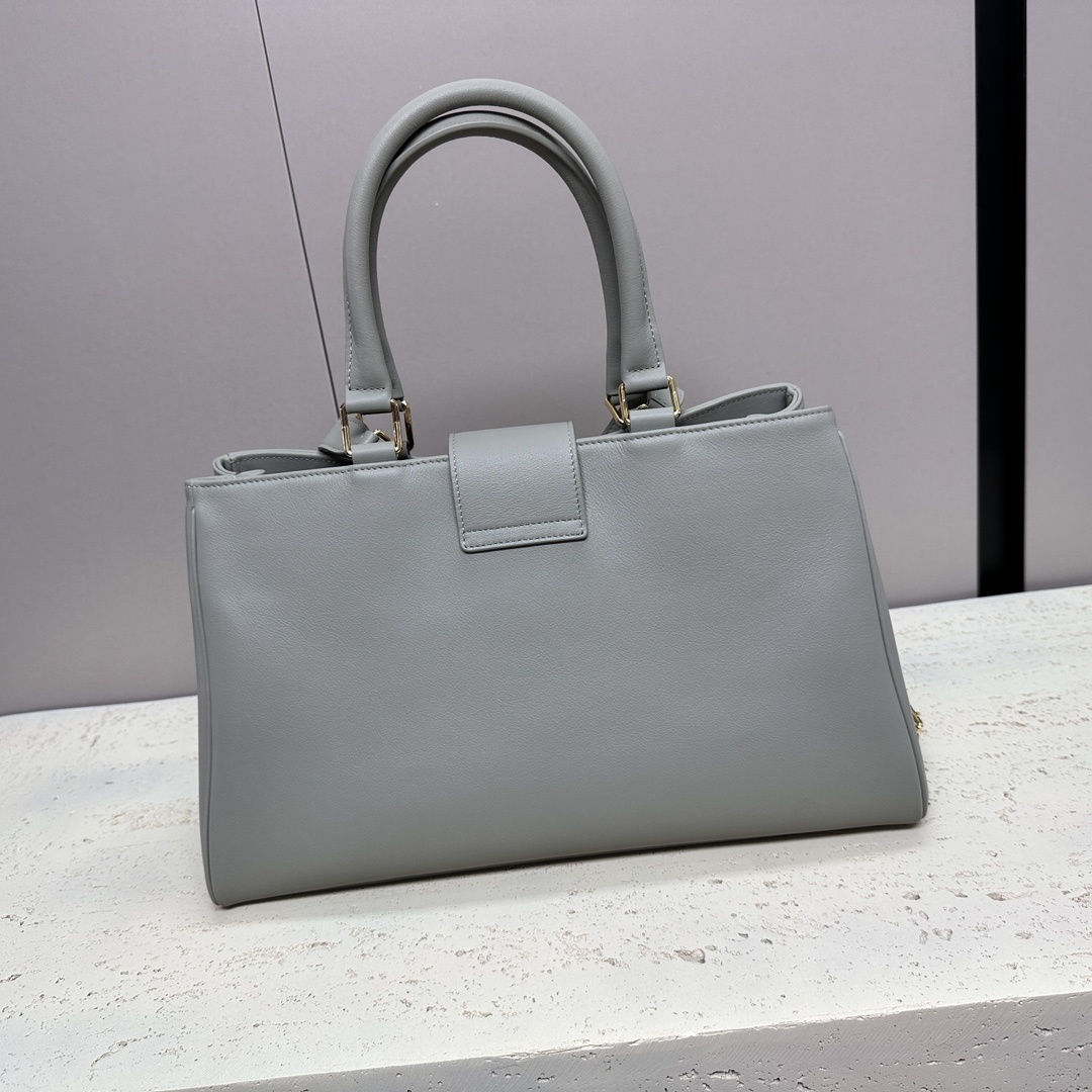 APPOLINE中号柔软牛皮革手袋15X9X6英寸37.5X22X16厘米本款型可装下IPAD等平板电脑