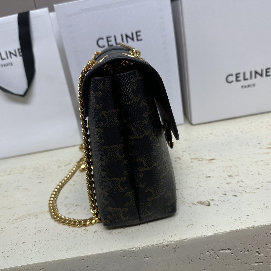 CE2024VICTOIRE夏季女装系列将现代感设计融入标志性柔软皮革TRIOMPHE金属标识传递品牌经