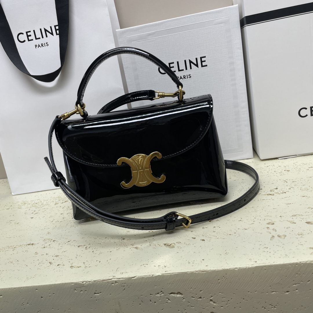 Celine New patented cowhide TEEN NINO118113 all steel~original leather~