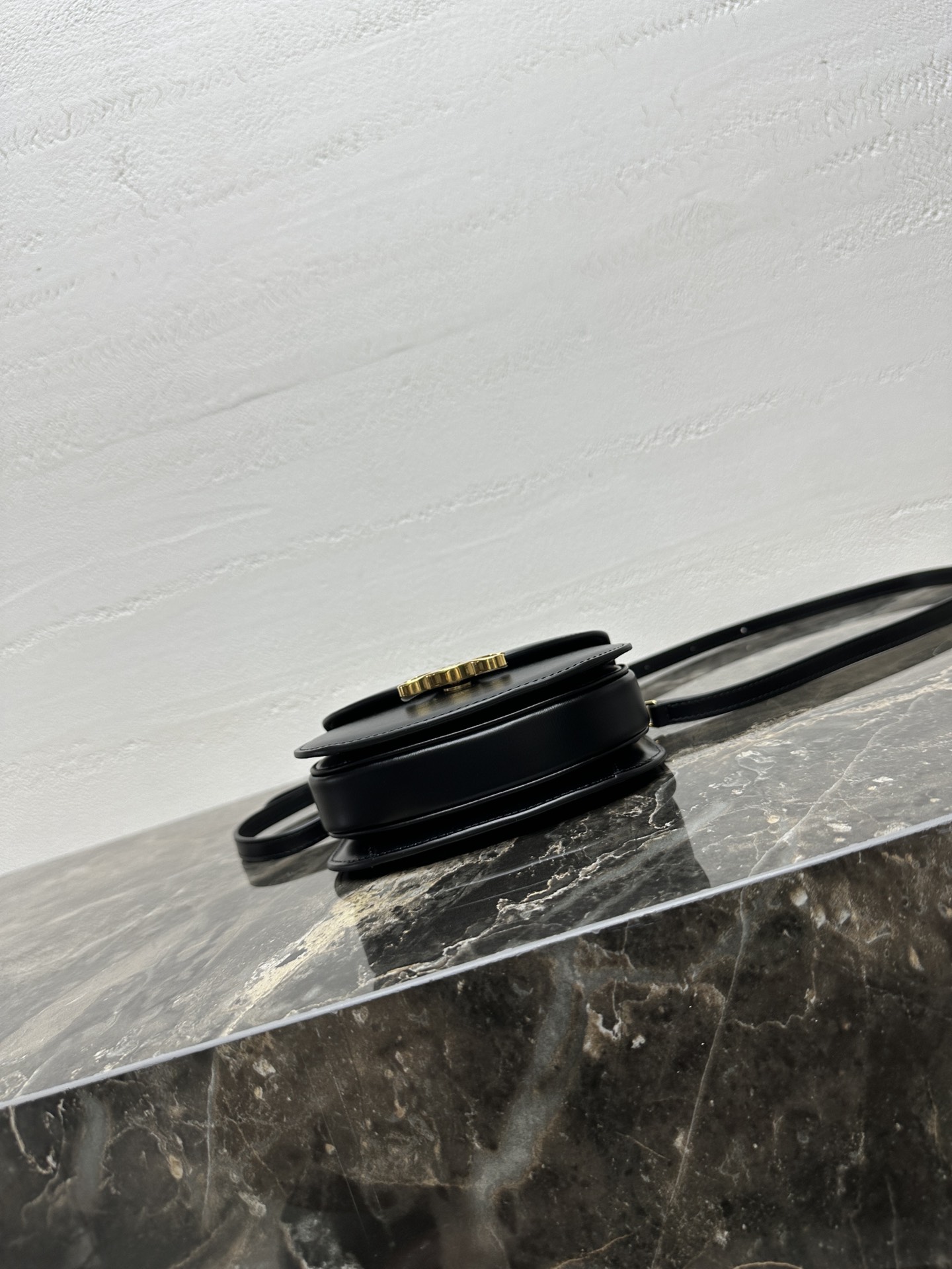 🆕 【升级全钢五金】BESACE TRIOMPHE迷你手搓纹手袋6 X 5 X 2英寸(15.5 X 1