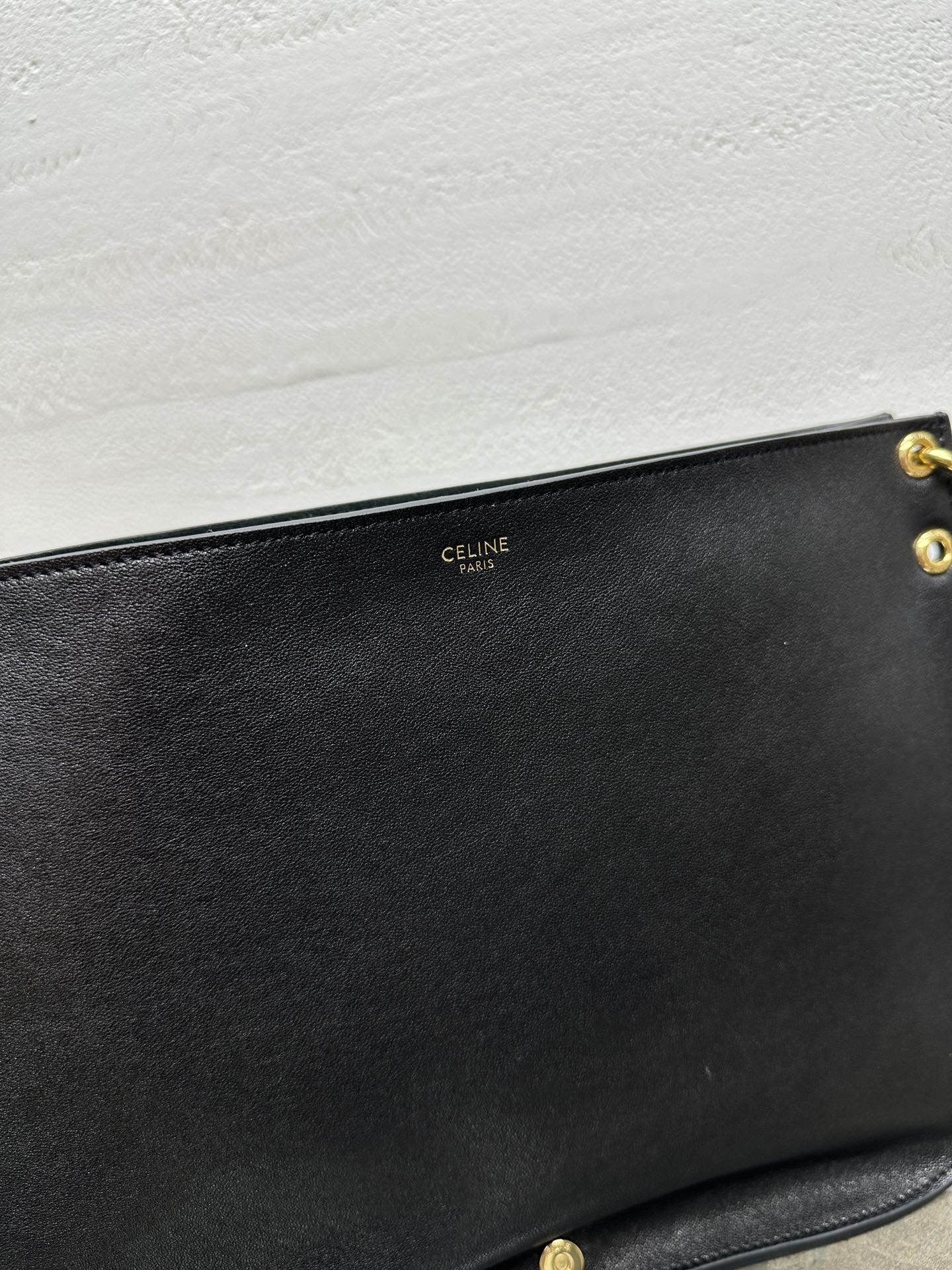 ‼️全钢五金💯SOFT TRIOMPHE BESACE手袋羊皮革牛剖层革衬里金色饰面肩背、斜挎TRIOM