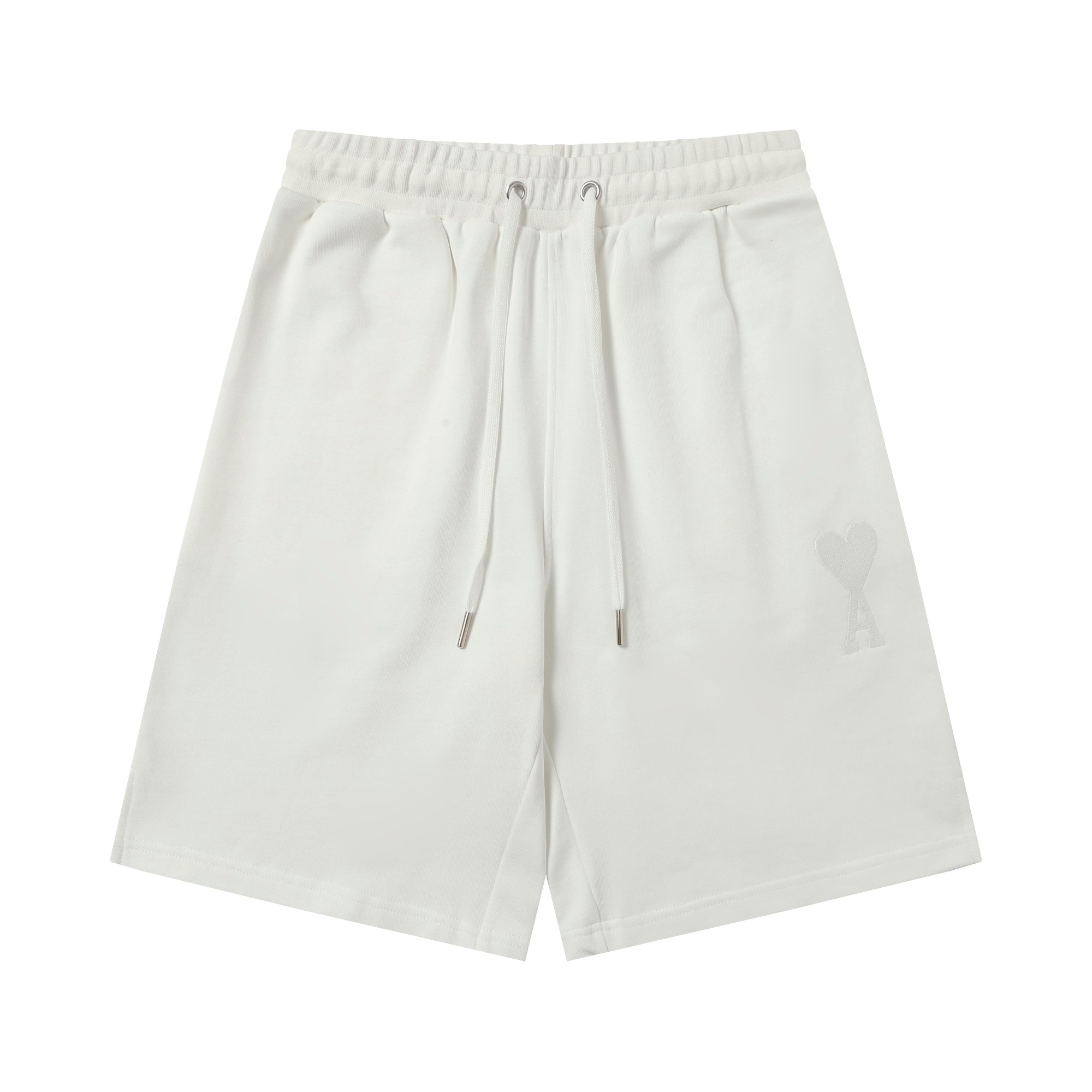 P78 款号:522 AMI春夏短裤系列~ 重磅厚实高克重 纯棉380克重毛圈 细节到位 质量过关 支持对比 S-XL 四个码数 颜色:白色