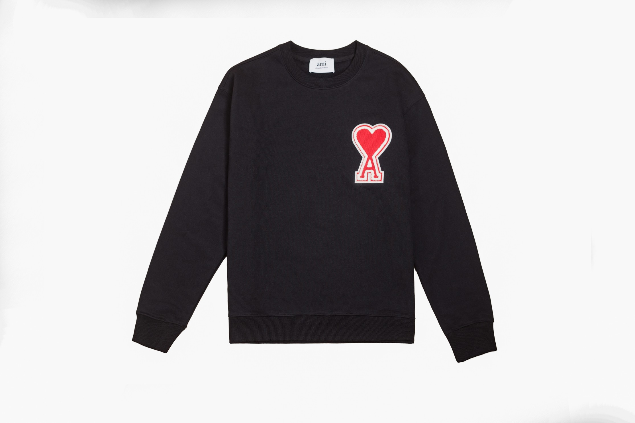 款号:MQ901 P78
AMI 25秋冬新品经典大爱心章仔圆领套头卫衣 订制360克纯绵面料 高版本 新主麦 洗水麦 男女同款 颜色:黑色红心,尺码:S-XL