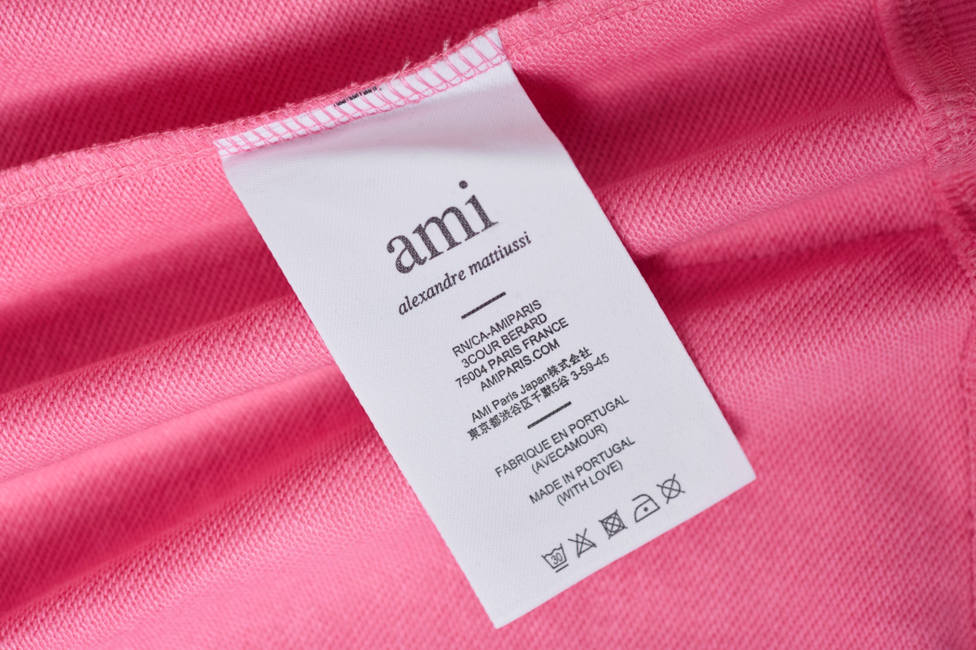 Ami Paris Sudadera con Capucha y Cremallera Bordada con Corazón Rosa 8 a1756046525342 6787
