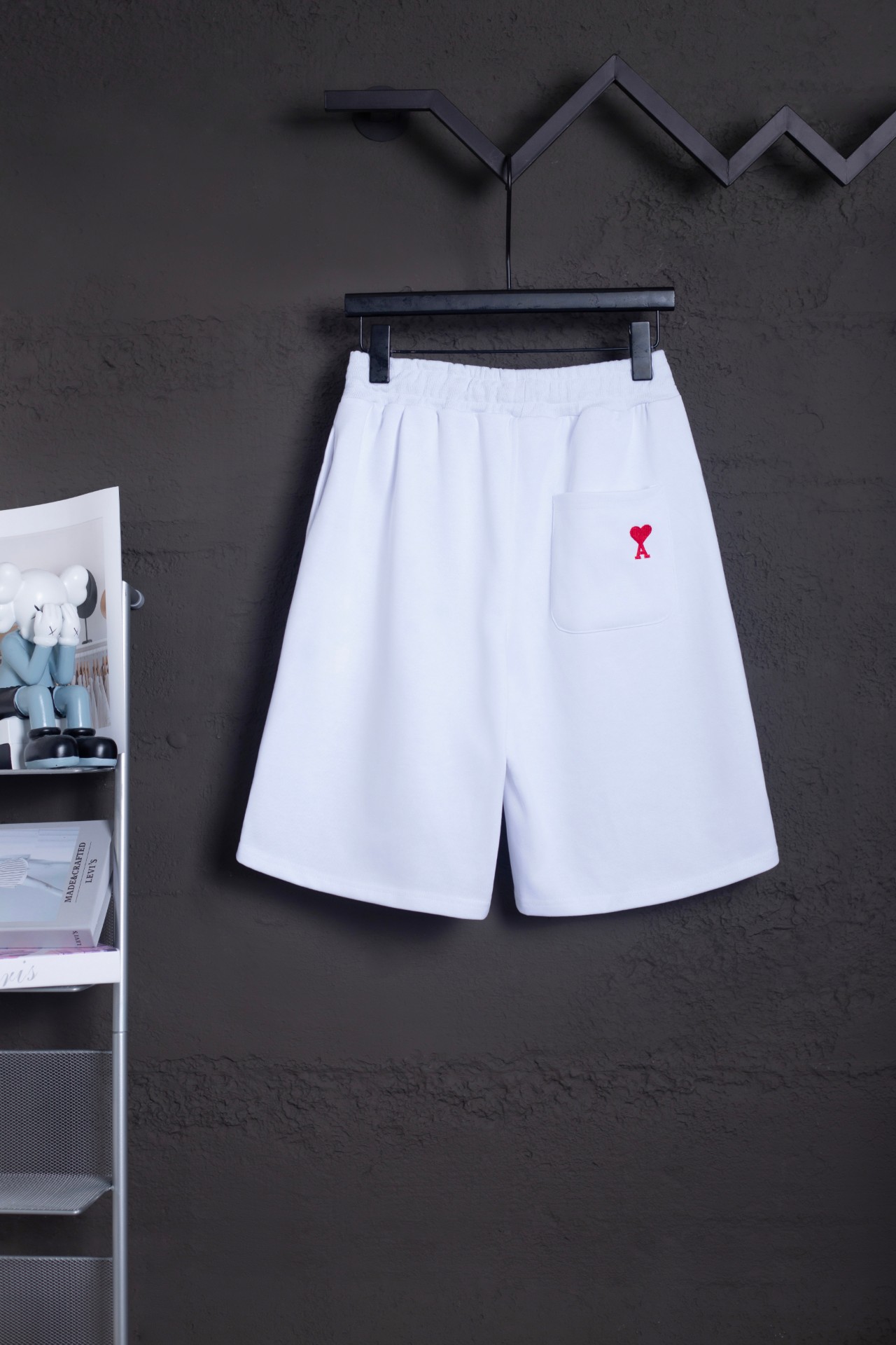P73 Código: 525 Serie de pantalones cortos AMI primavera/verano~ Peso pesado y grueso de alta densidad, algodón puro 38…