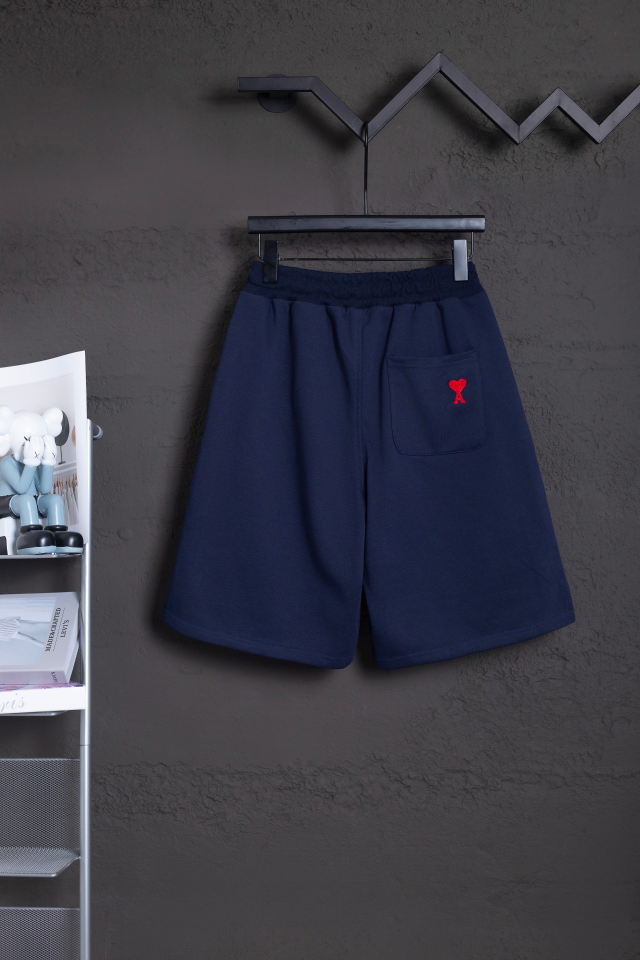 P73 Código: 525 Serie de pantalones cortos AMI primavera/verano~ Peso pesado y grueso de alta densidad, algodón puro 38…