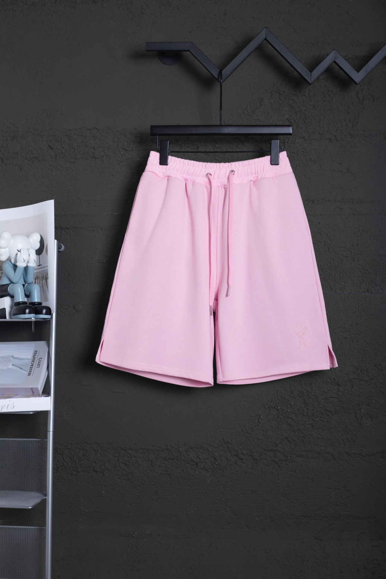P73 Número de modelo: 526 Serie de pantalones cortos de primavera/verano AMI~ Peso pesado y grueso, algodón puro de 380…