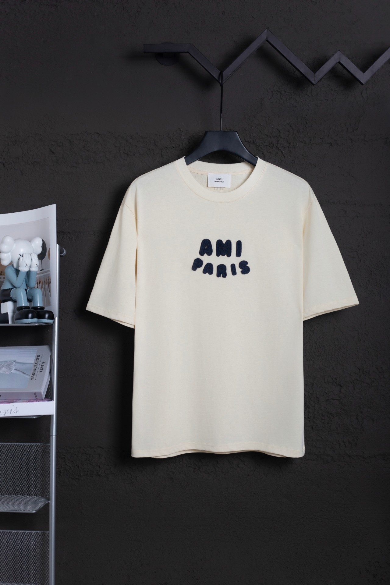 P60 Modelo: 607 Serie de camisetas de manga corta AMI primavera/verano ~ Gramaje pesado y grueso, 100% algodón de doble…