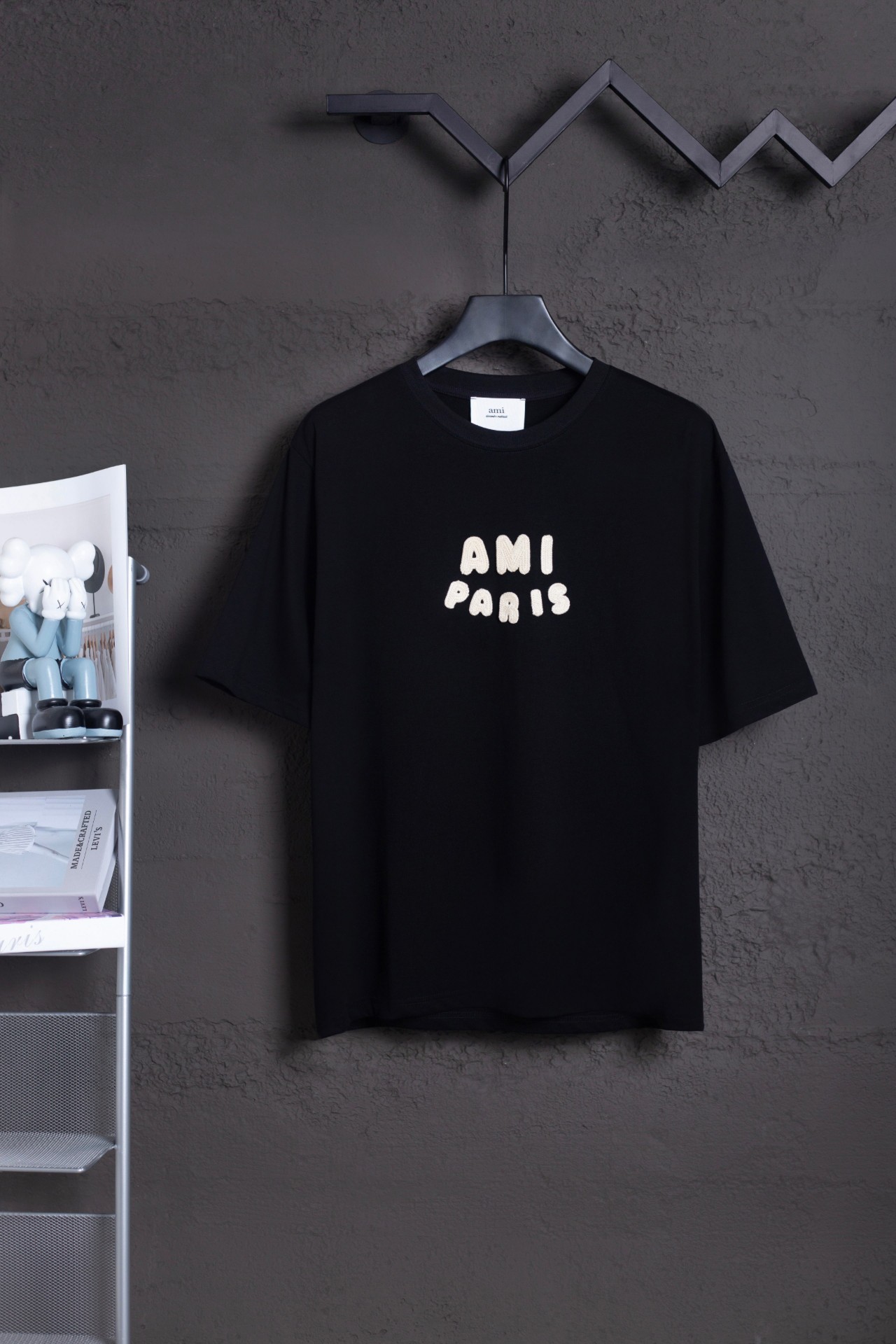 P60 Modelo: 607 Serie de camisetas de manga corta AMI primavera/verano ~ Gramaje pesado y grueso, 100% algodón de doble…