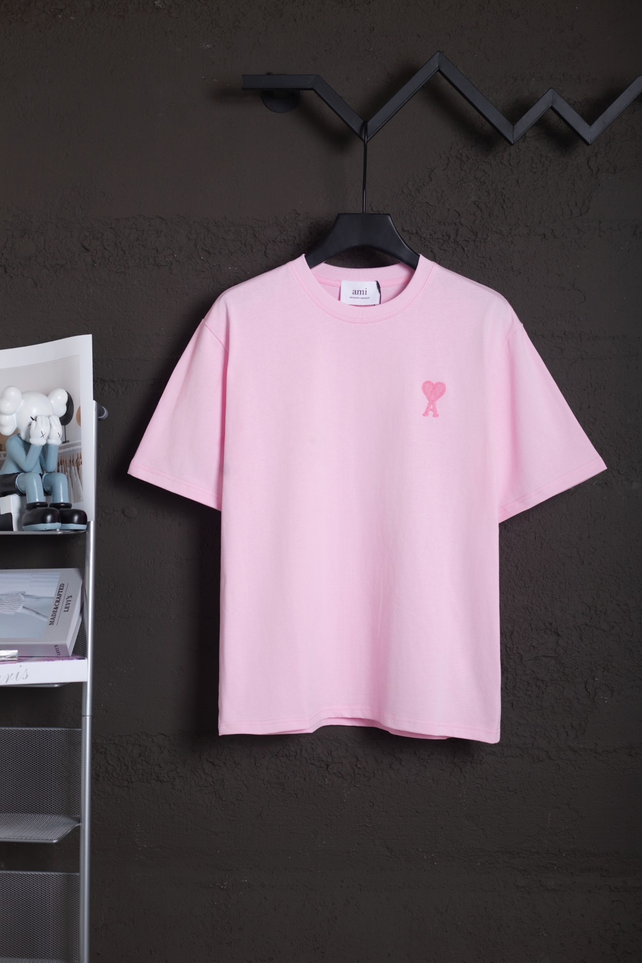 P55 N.º de modelo: 615 Colección de camisetas de manga corta AMI primavera/verano ~ Peso pesado y grueso, gramaje alto,…