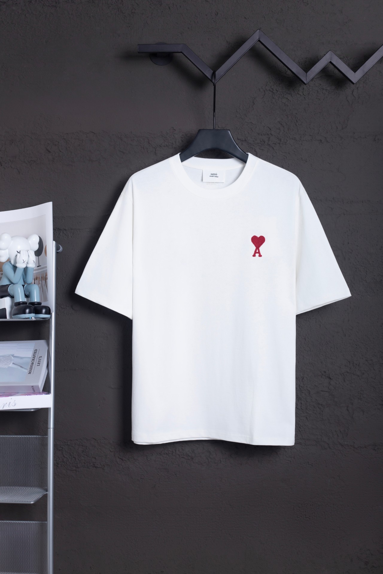 P55 Modelo: 615 Serie de camisetas de manga corta AMI primavera/verano ~ Gramaje pesado y grueso, 100% algodón de doble…