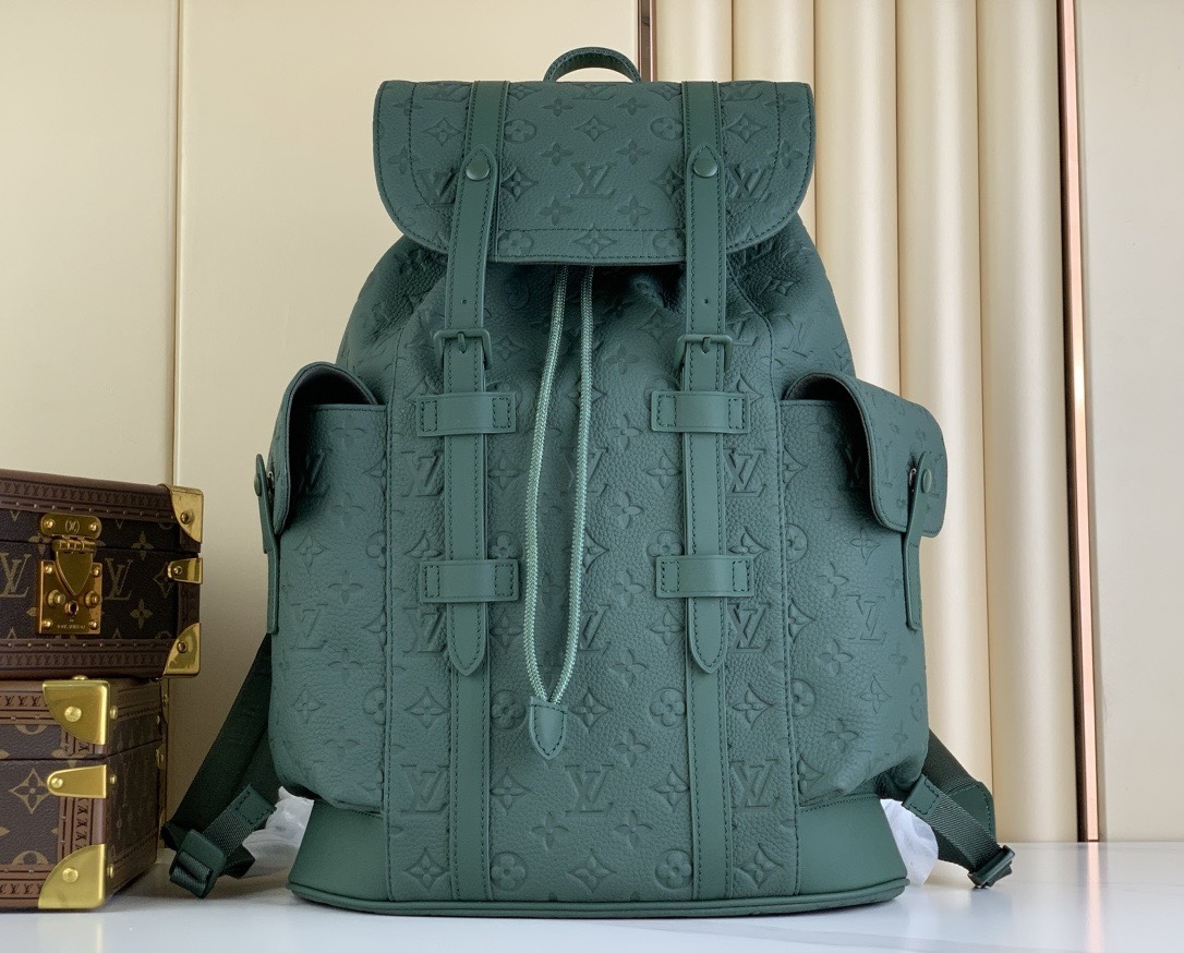 Louis Vuitton LV Christopher Lujo
 Bolsos Mochila Verde Taurillon M24428