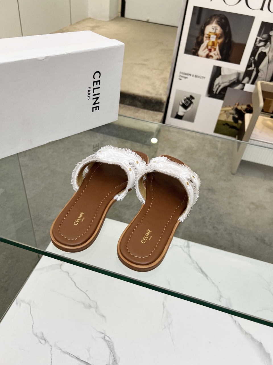 Celine Spring/Summer 2025 Embroidered Leather Slides Sandals for Women 5 i1746627129993 8965 0 3