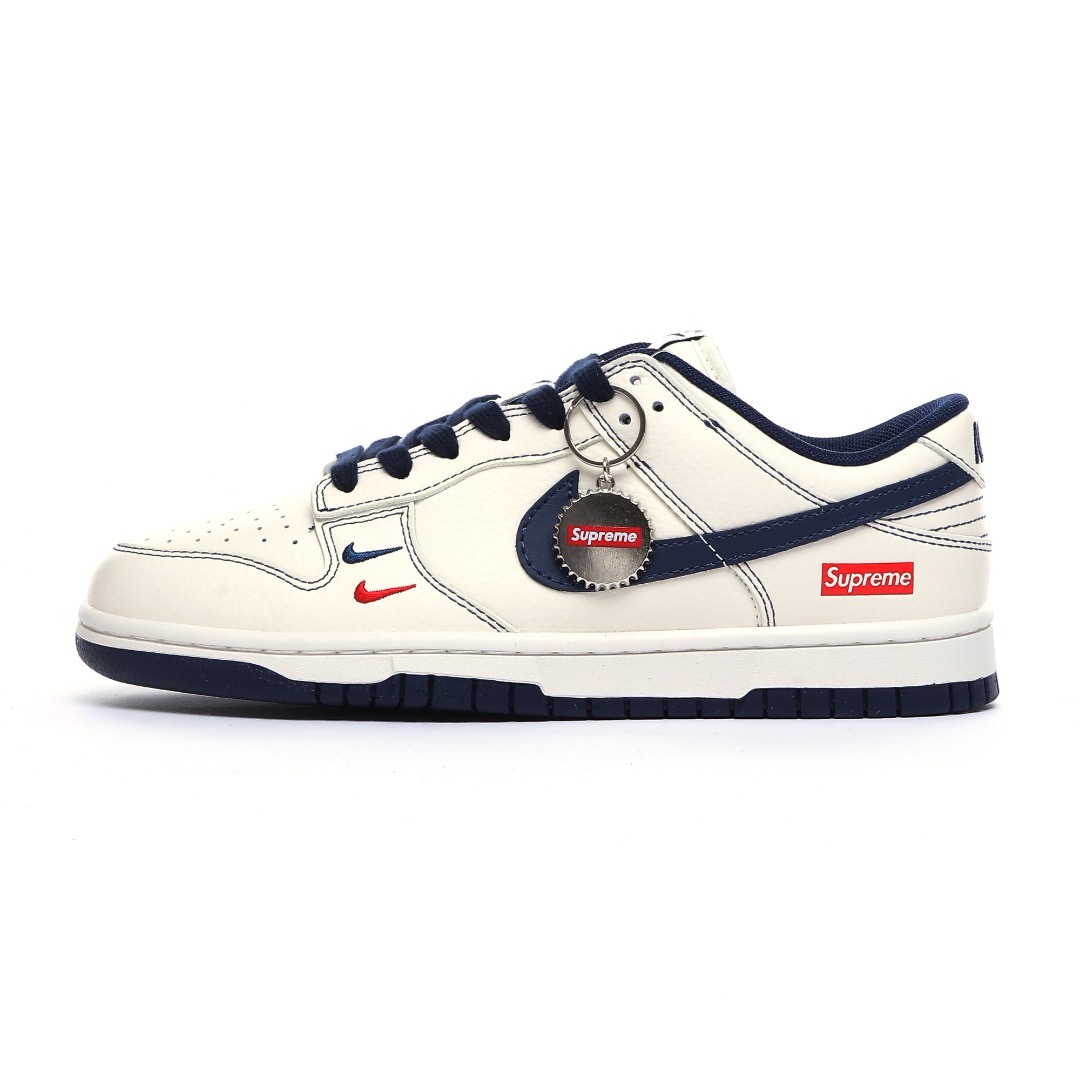 长期补货 (原正价版本,品质细节无敌) 海外爆款限量发售!Nike SB Dunk Low “Supreme联名——红蓝小双勾” 高端定制 低帮休闲板鞋 定制鞋盒 大厂纯原品质出货 超高清洁度 皮料切割干净无任何毛边 细节完美 货号:XX2025-315