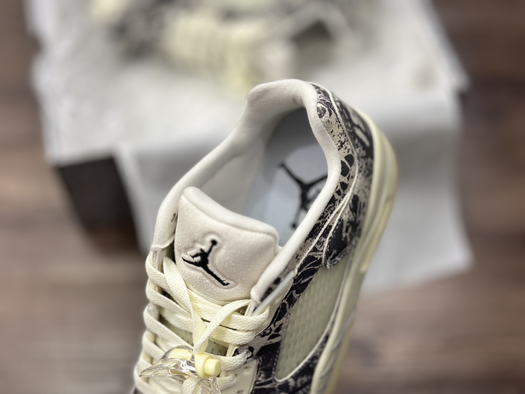 Air Jordan 5 AJ5 Low 泼墨 反光低帮篮球鞋 DA8016-100