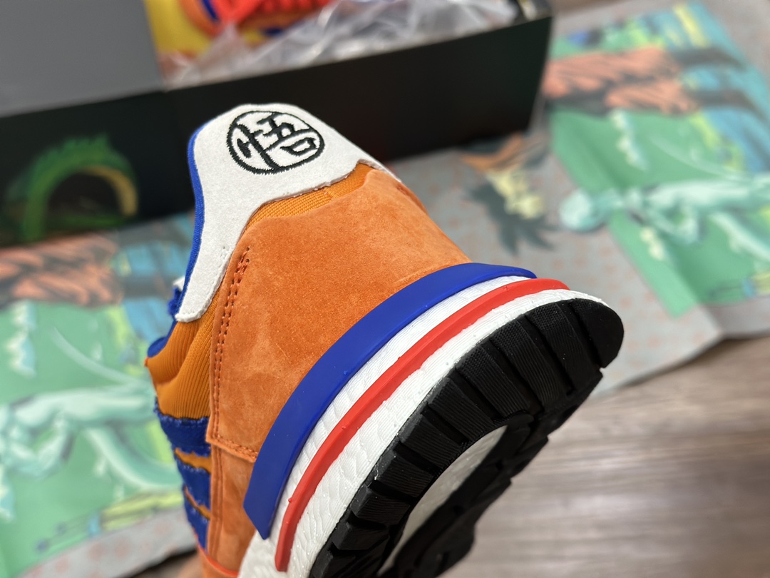 Ad ZX500 RM Boost Dragon Ball joint real popcorn retro running shoes D97046