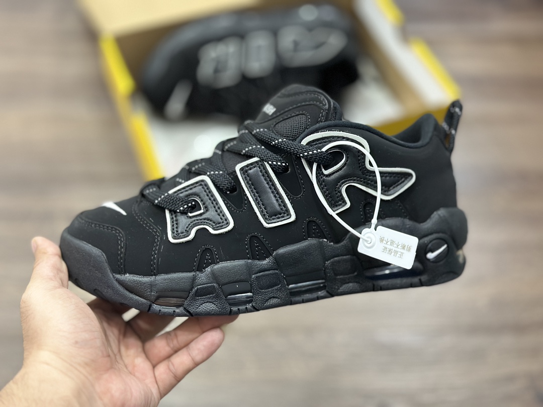 260 Nike WMNS Air More Uptempo GS”Barely Green0“ 皮蓬篮球鞋  FB1299-001