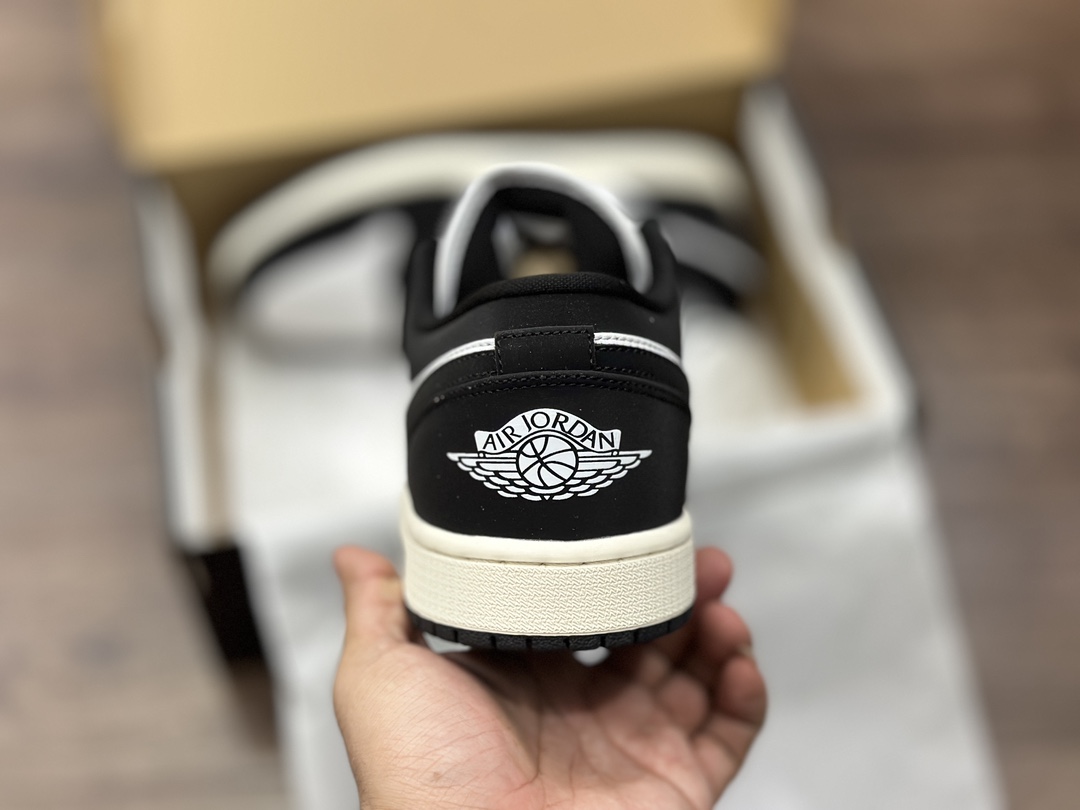 200 Air Jordan 1 Low AJ1 乔1 黑白皮质 低帮休闲板鞋 FB9893-101