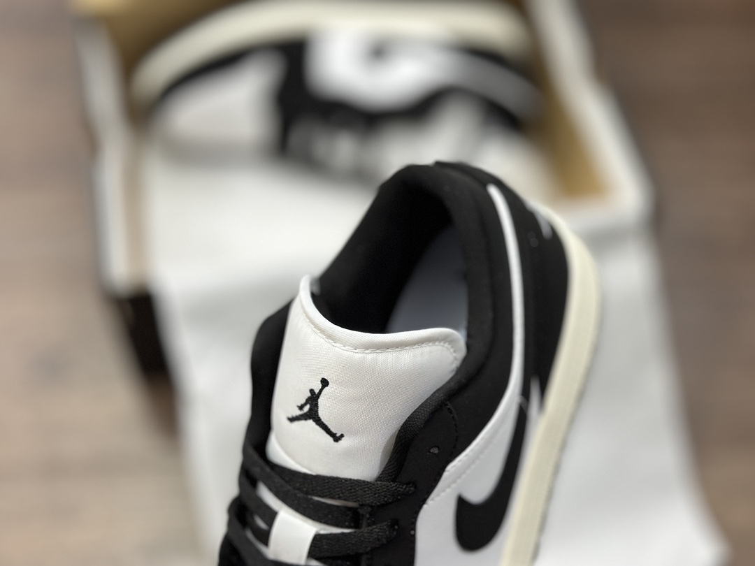 200 Air Jordan 1 Low AJ1 乔1 黑白皮质 低帮休闲板鞋 FB9893-101