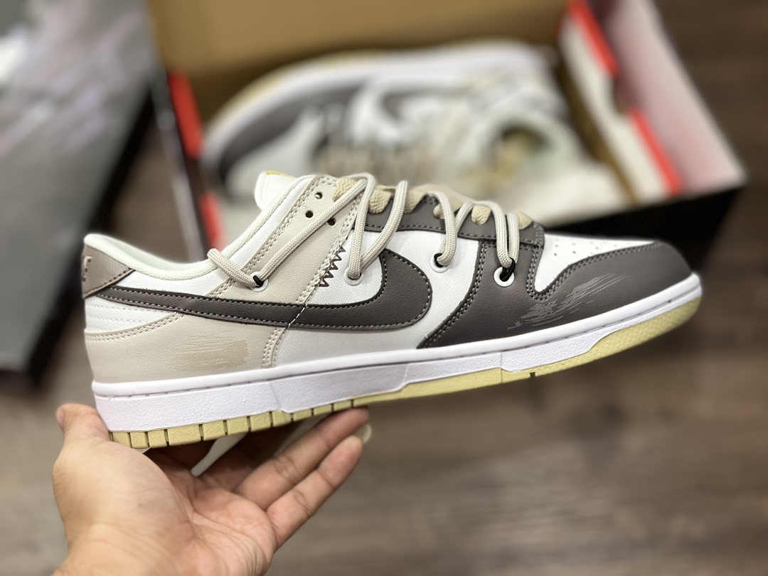 280 NIKE SB Dunk Low 绑带 低帮休闲运动鞋 DV0833-100