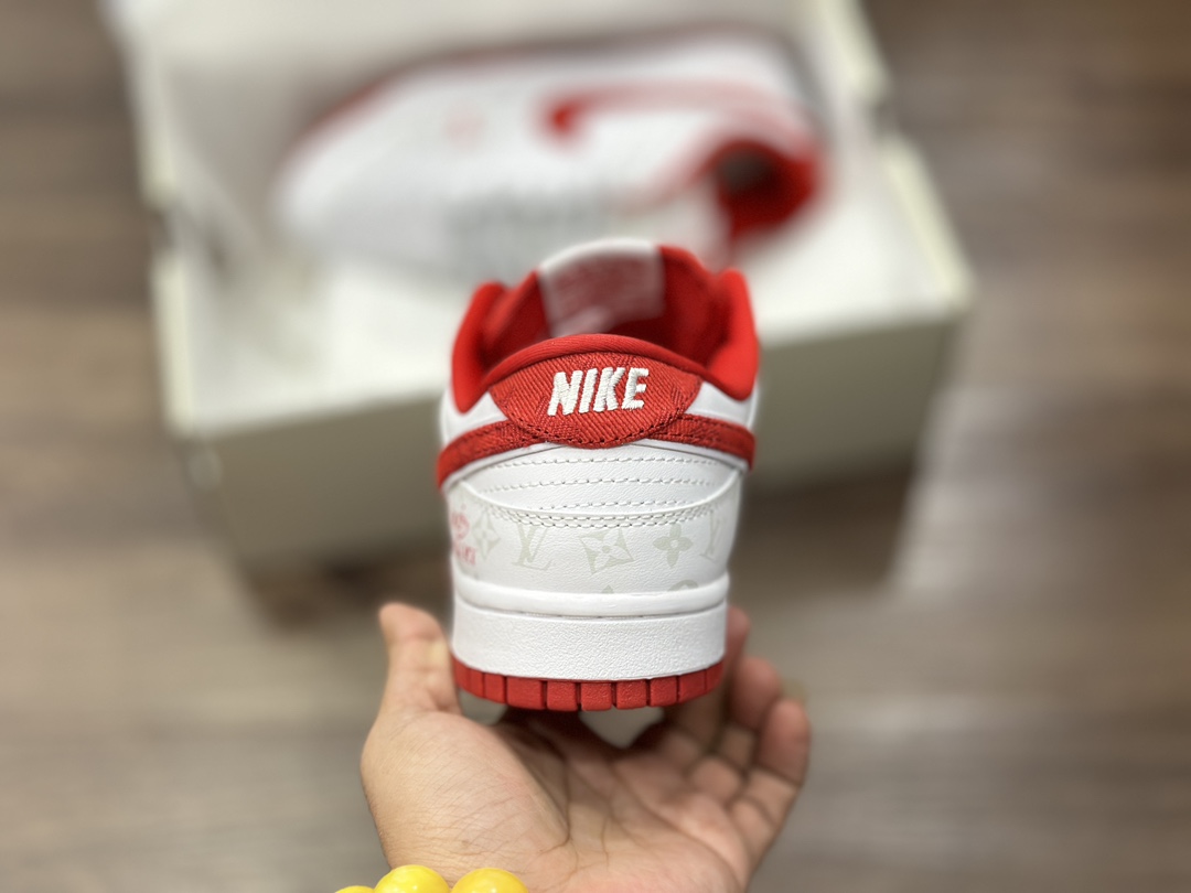 260 NIKE SB Dunk Low LV红白联名 低帮休闲运动鞋 DD1391-124