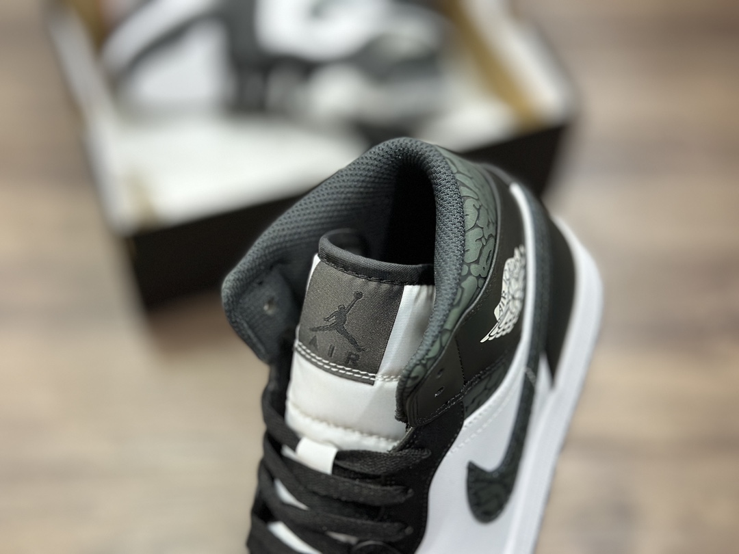 220 Air Jordan 1 Low AJ1 乔1 黑白中帮休闲板鞋 FB9911-001