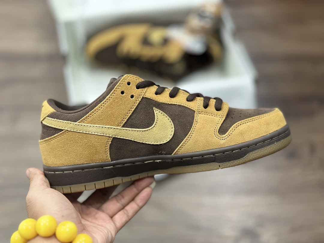 NIKE SB Dunk Low dark brown low-top casual sports shoes 304292-221